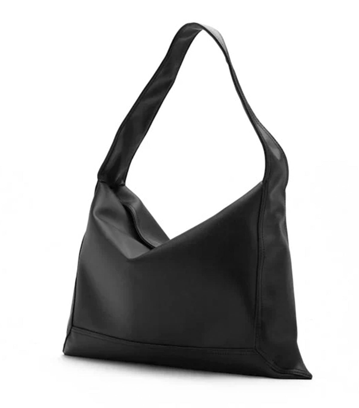 Athena Twist Lock Buckled Bag Black