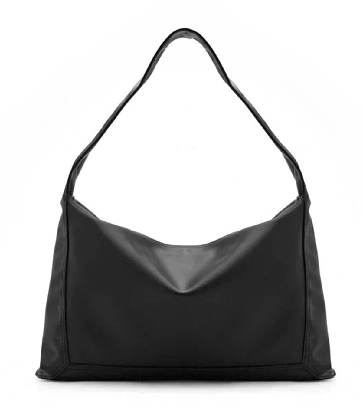 Athena Twist Lock Buckled Bag Black