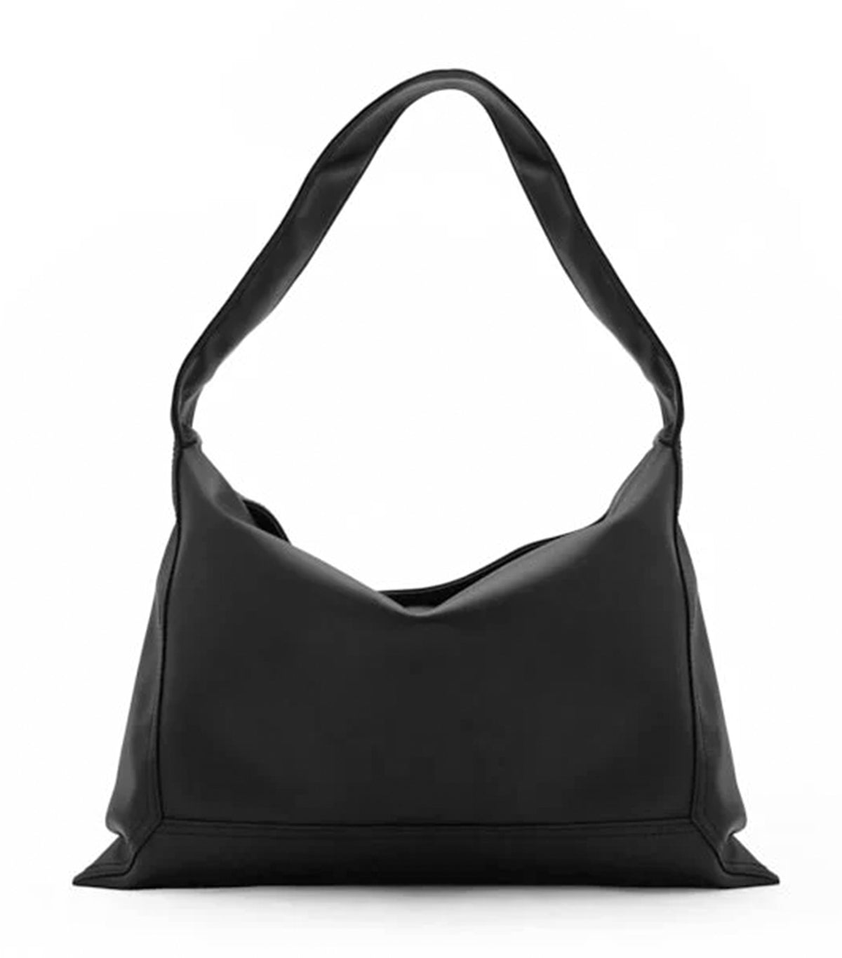 Athena Twist Lock Buckled Bag Black