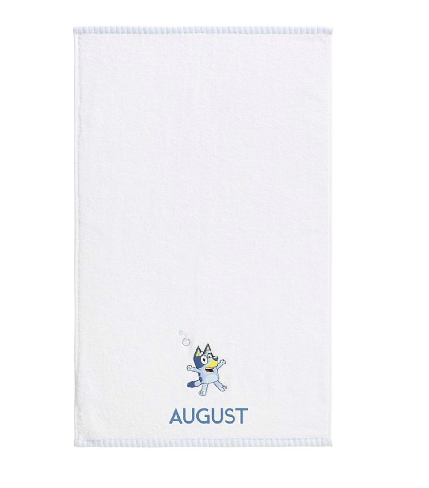 Bluey Bath Towels White