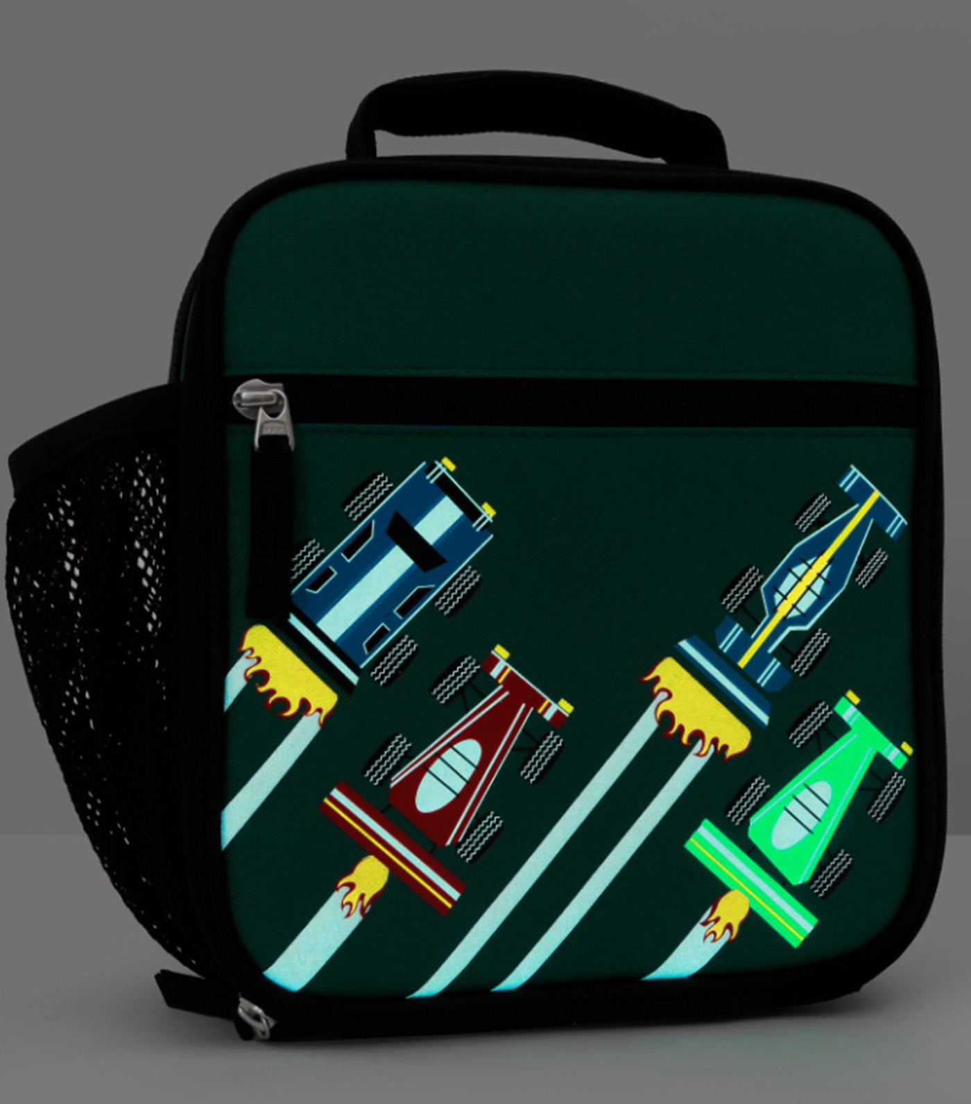 Mackenzie Remy Race Cars Classic Lunch Box Green