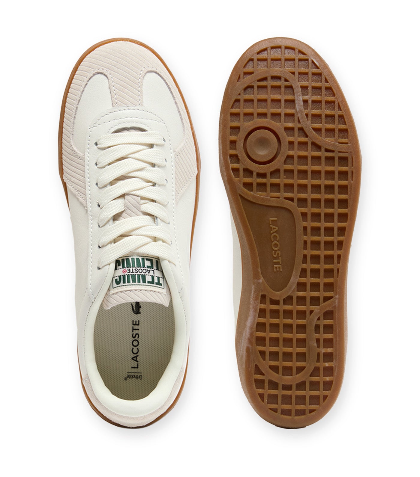 Women's Baseshot Pro Leather Sneakers Off White/Gum