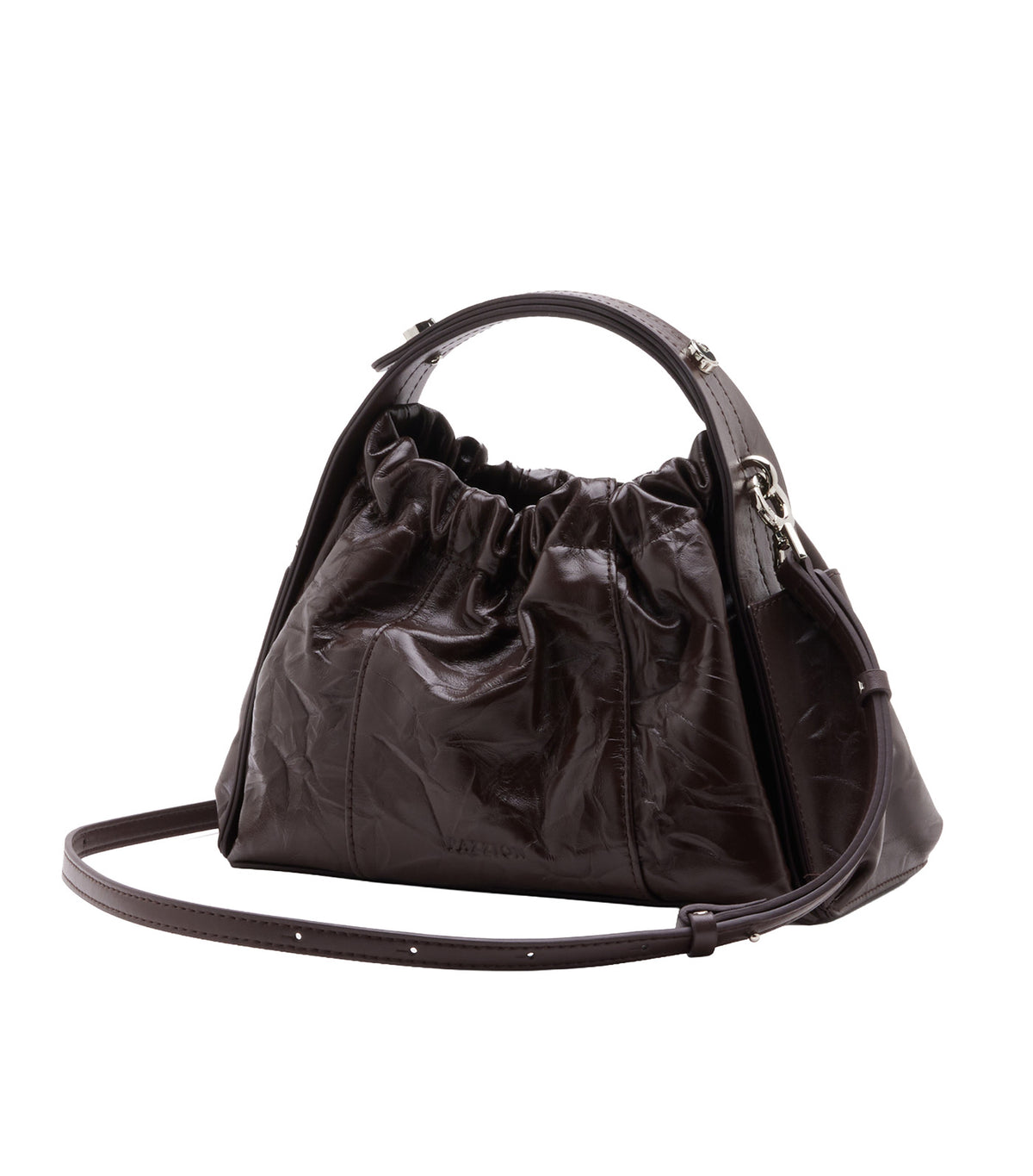 Octavia Ruched Bag Wine