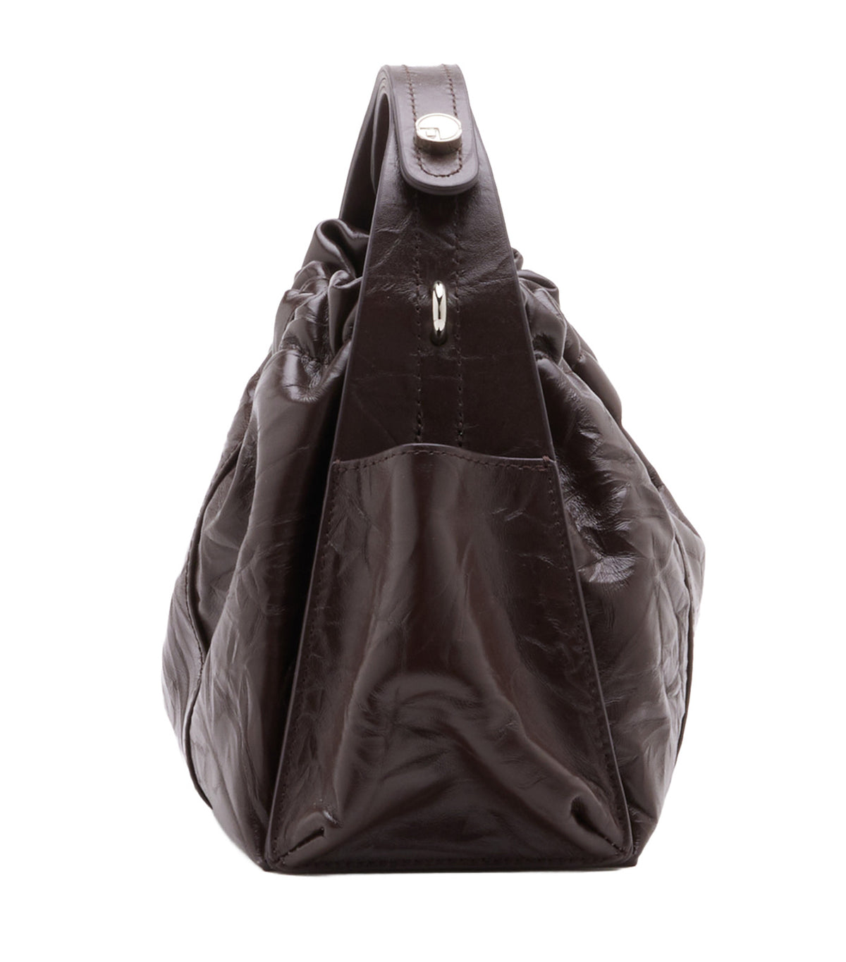 Octavia Ruched Bag Wine