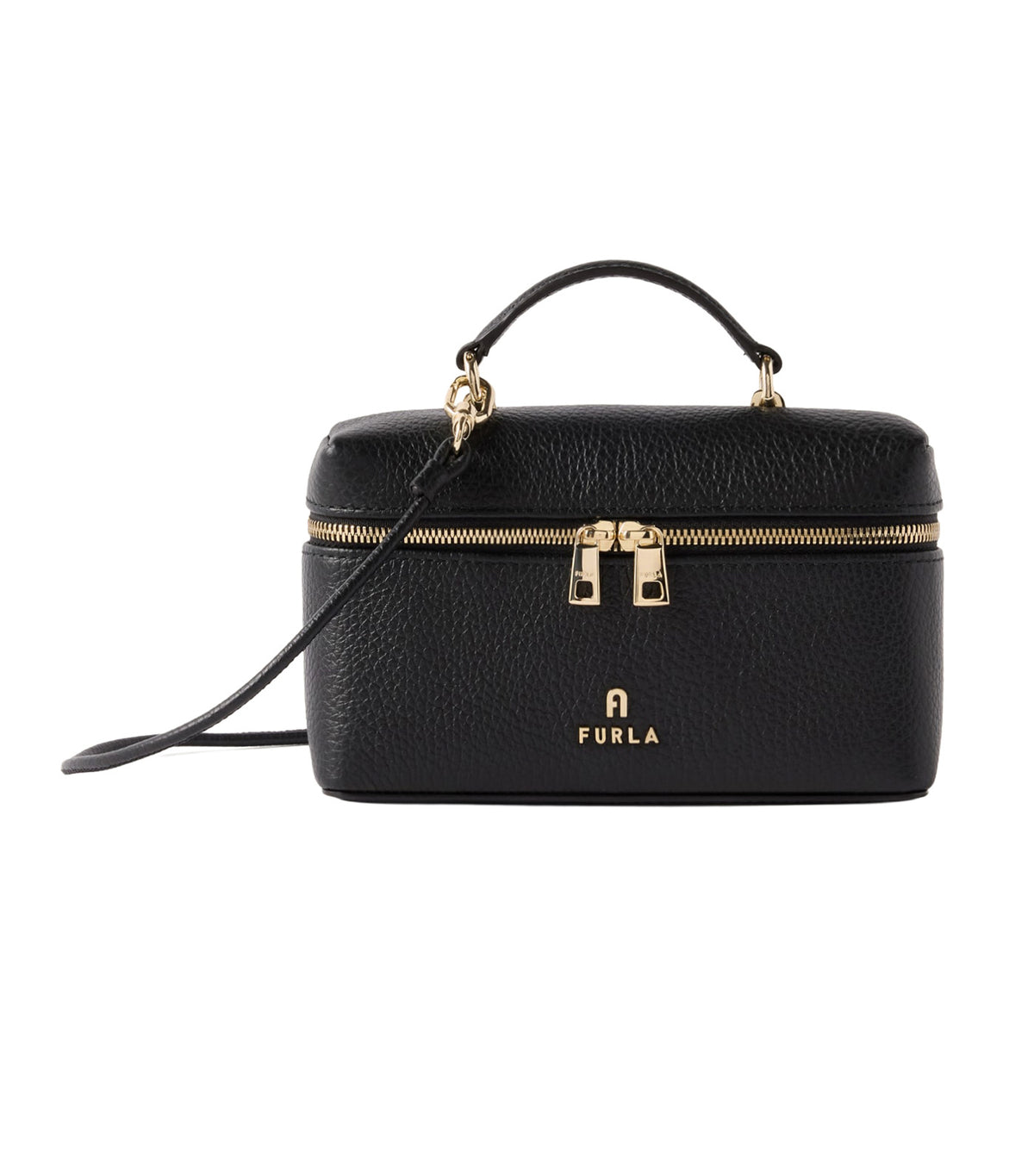 Camelia Micro Vanity Case Crossbody Nero