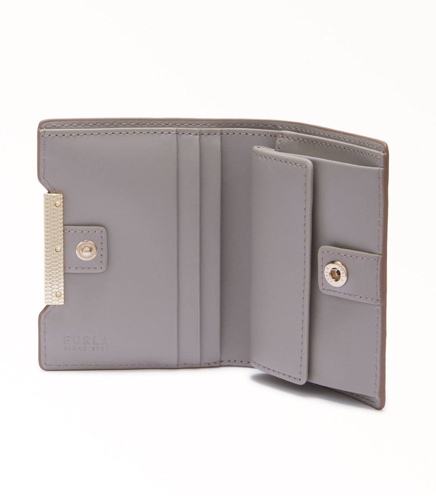 Giada S Compact Wallet Stucco Gray