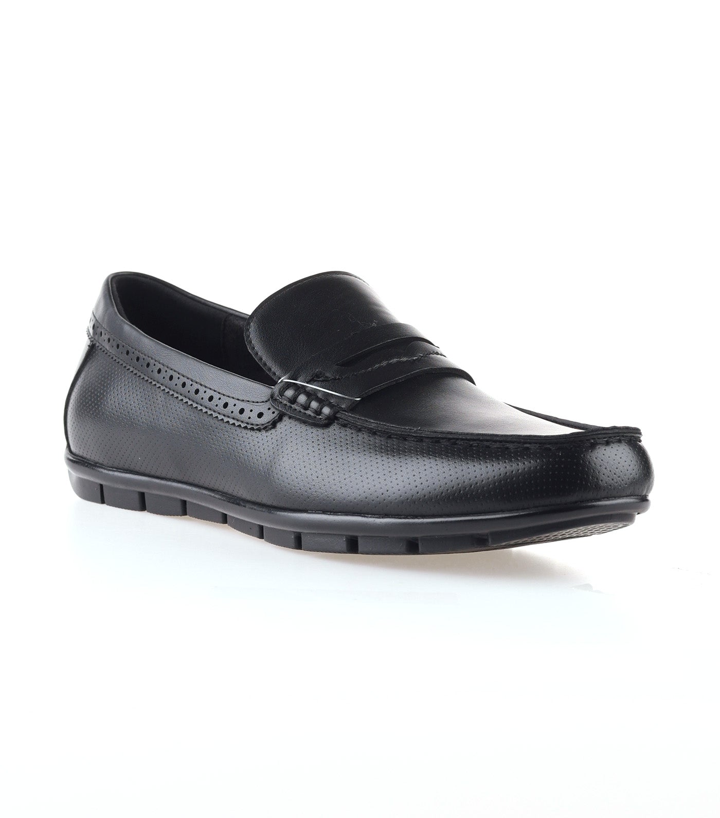Kenneth Cole Anders Brogue Driver Black 