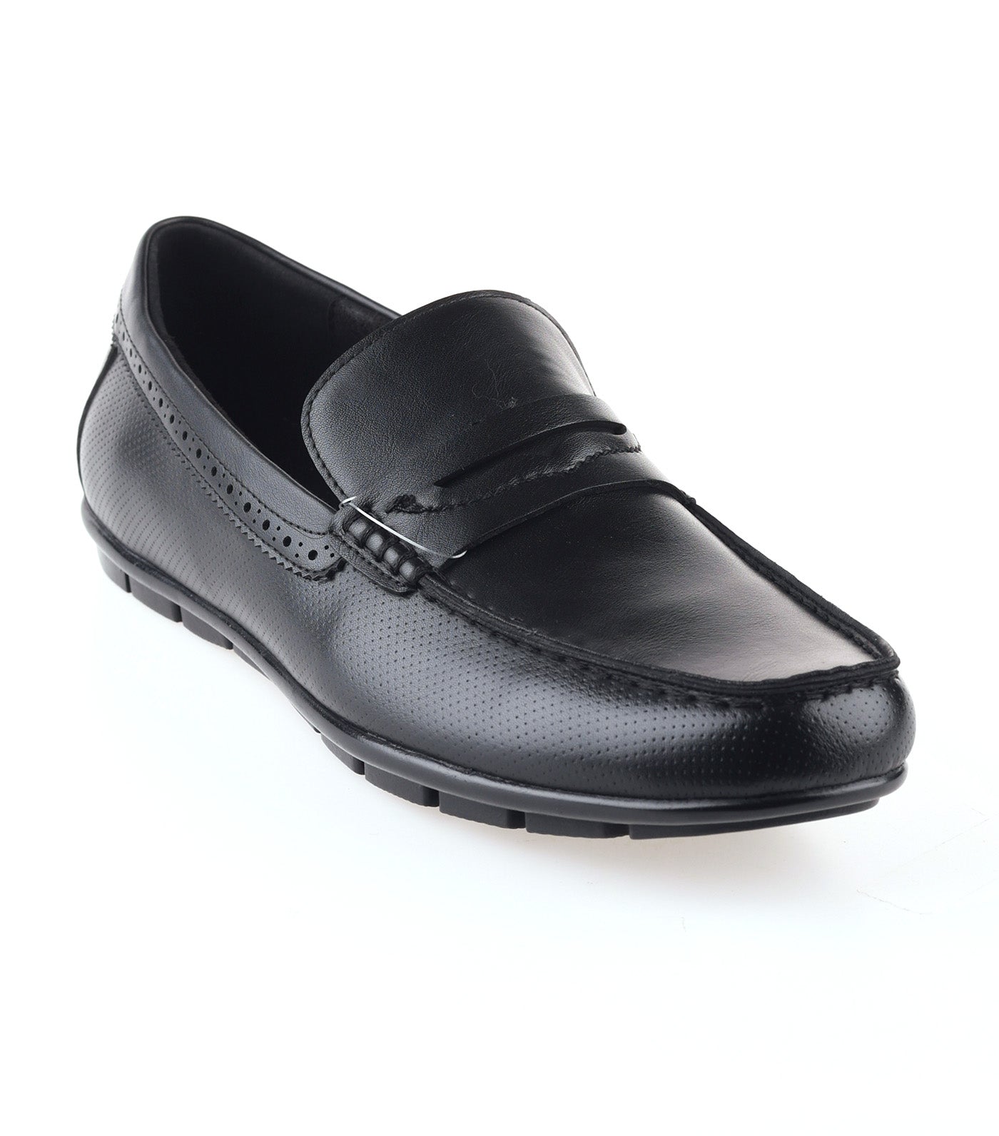 Kenneth Cole Anders Brogue Driver Black 