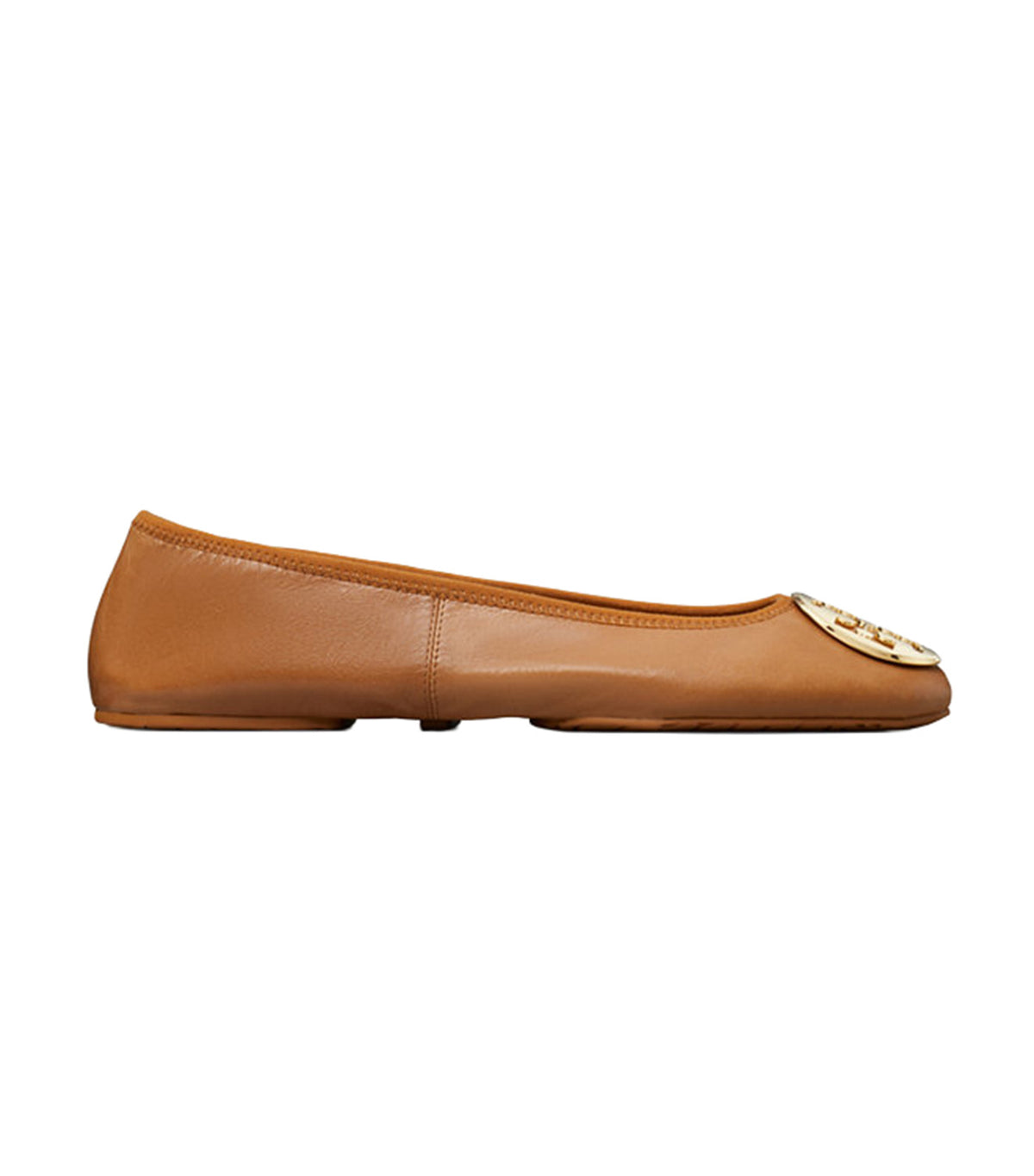 Reva Travel Ballet Pecan Praline/Gold
