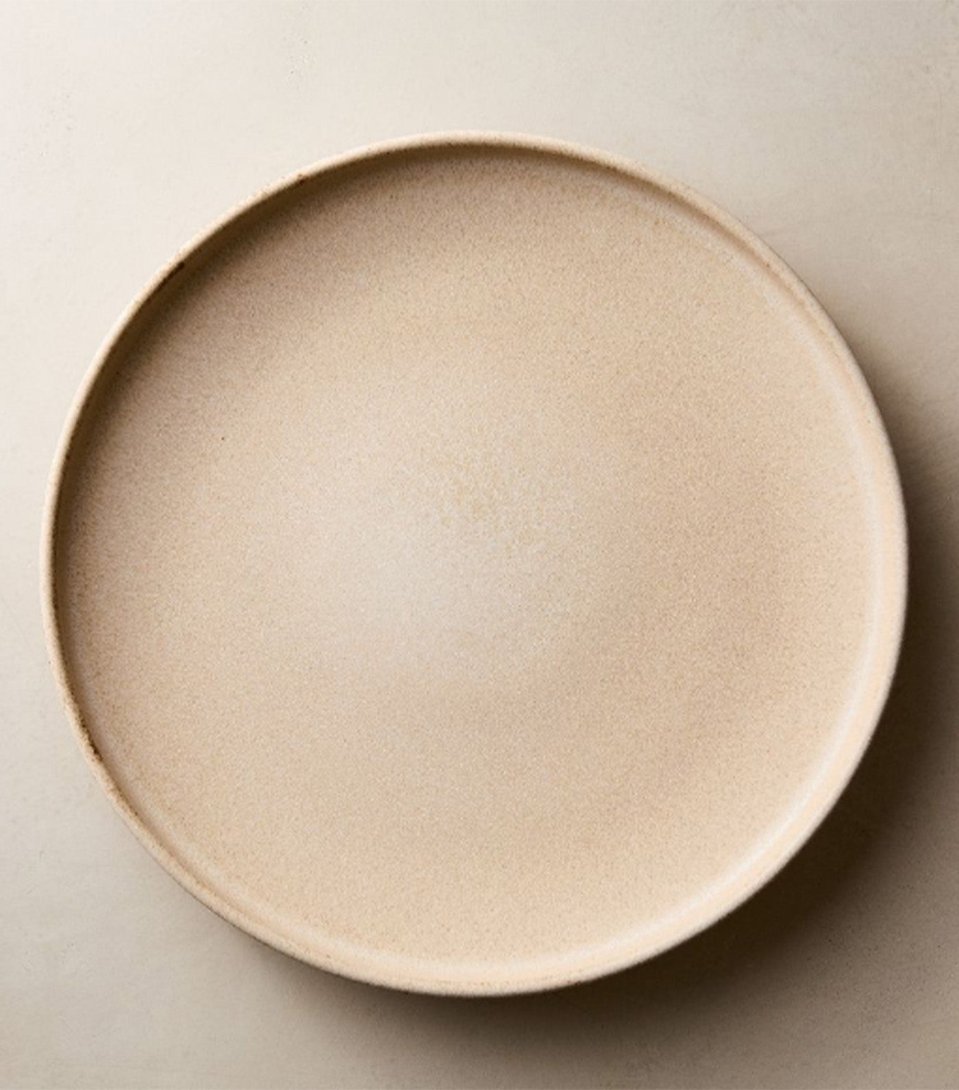west elm Kanto Stoneware Dinner Plate Beige