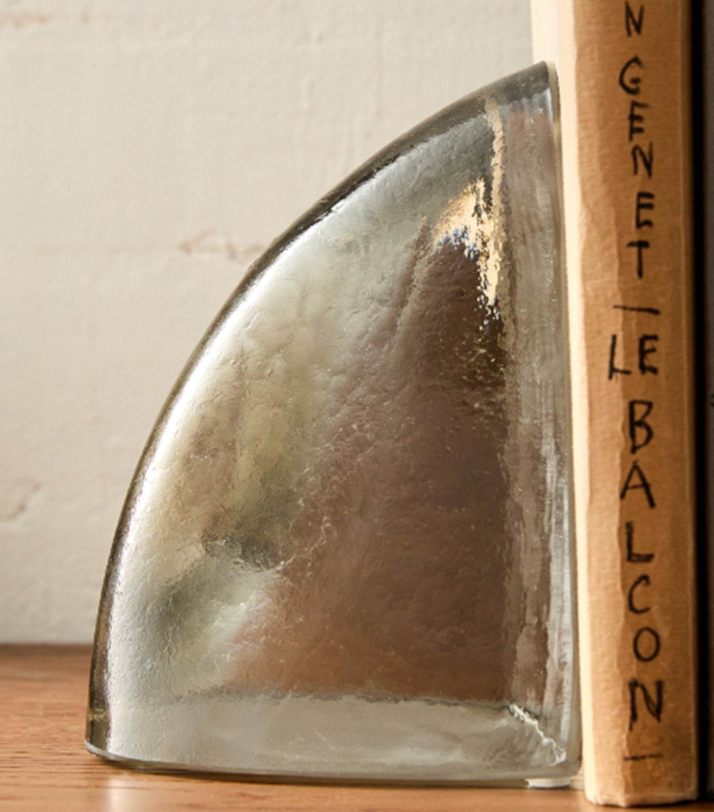 Cast Glass Sculptural Bookend