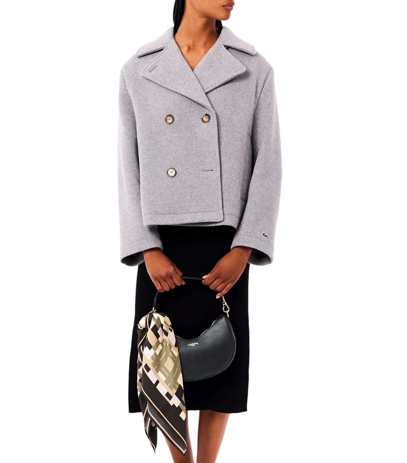 Small Champs-Élysées Half-Moon Purse Black