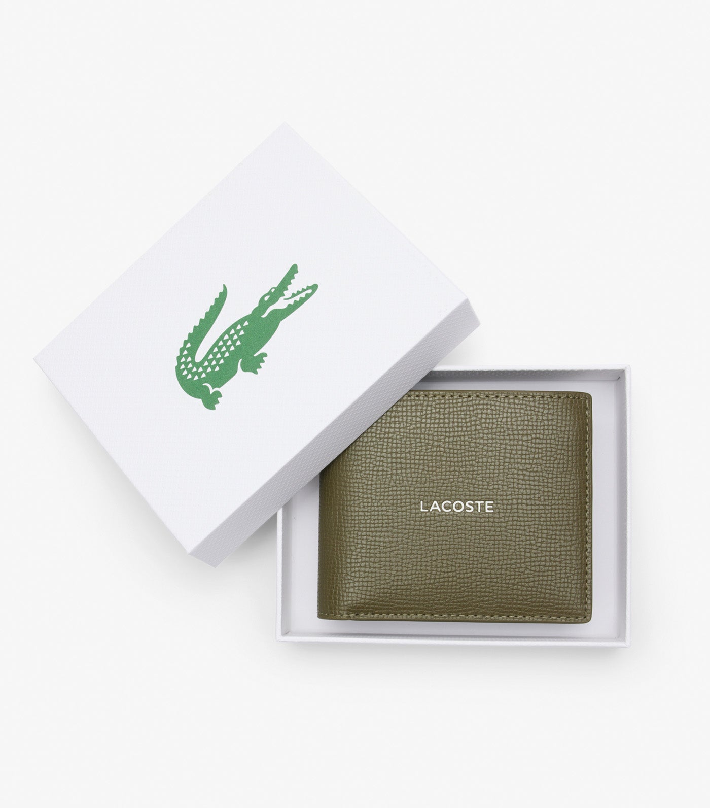 Medium Ossian Leather Billfold Ivy Green