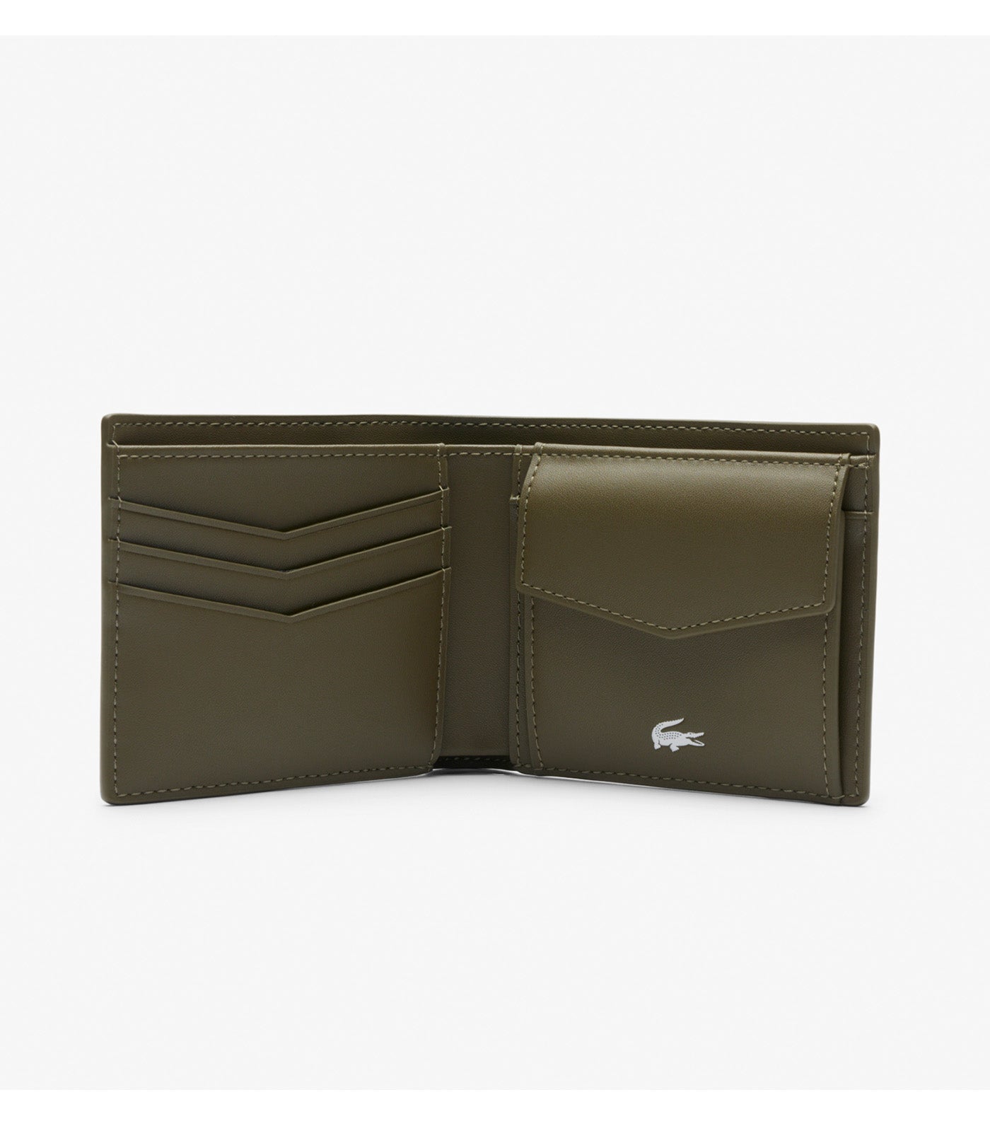 Medium Ossian Leather Billfold Ivy Green