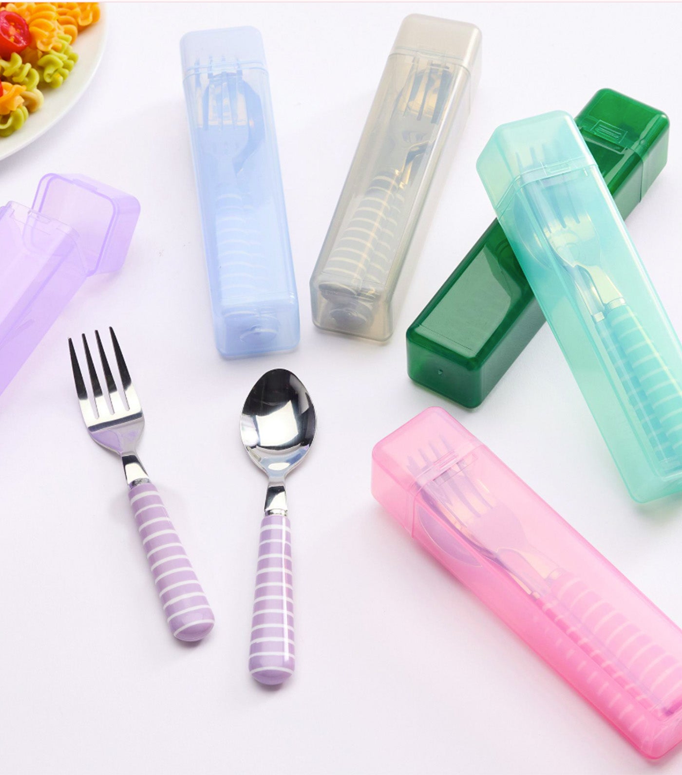 Utensils & Carrying Case Set Silver