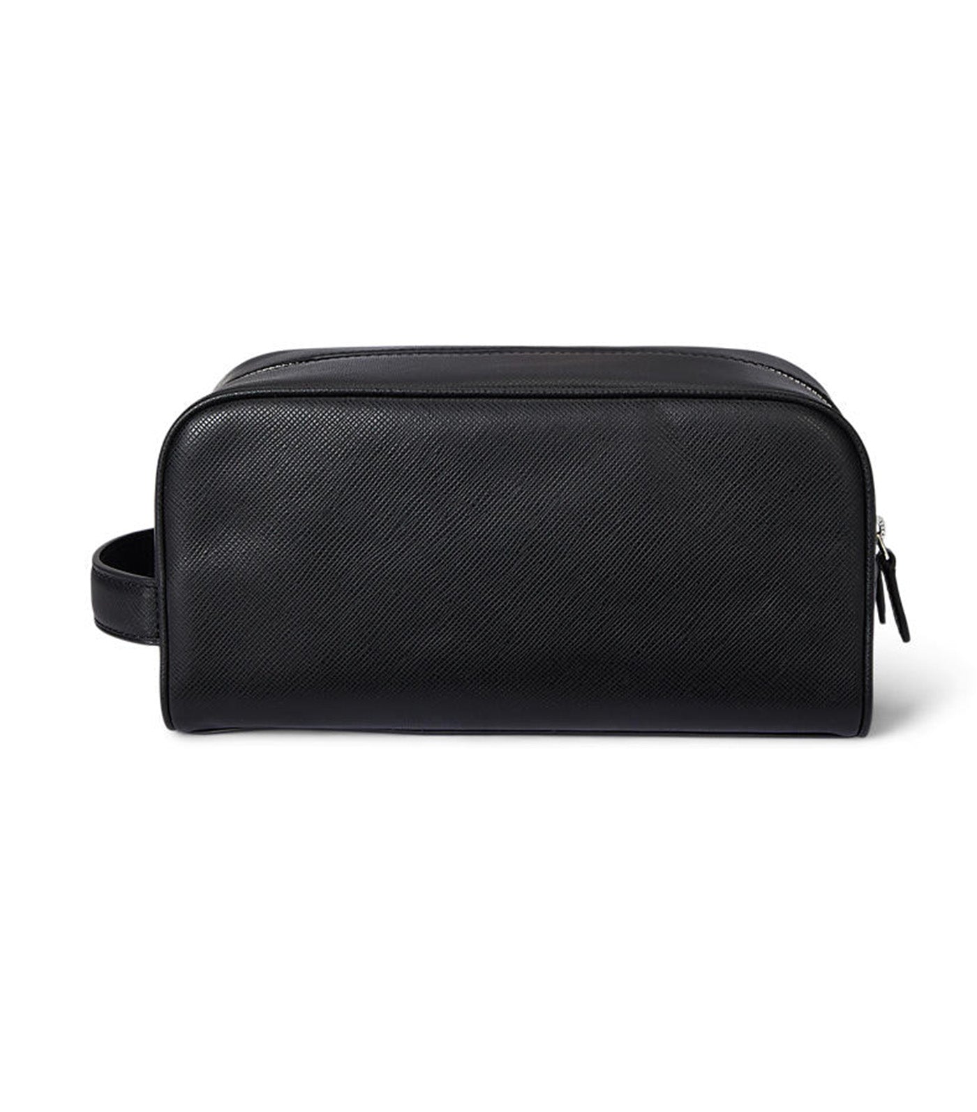 Saffiano Leather Travel Case Black