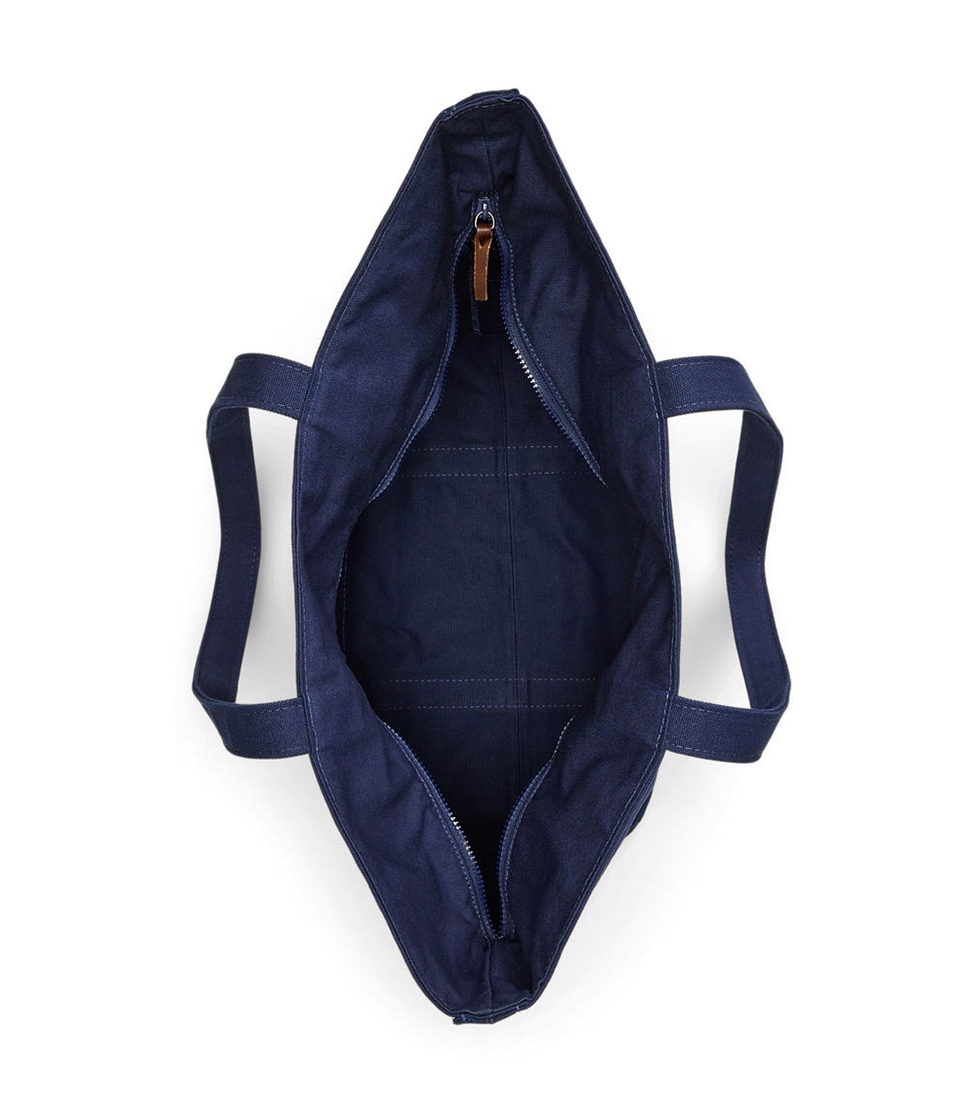 Men's Polo Bear Canvas Tote Navy