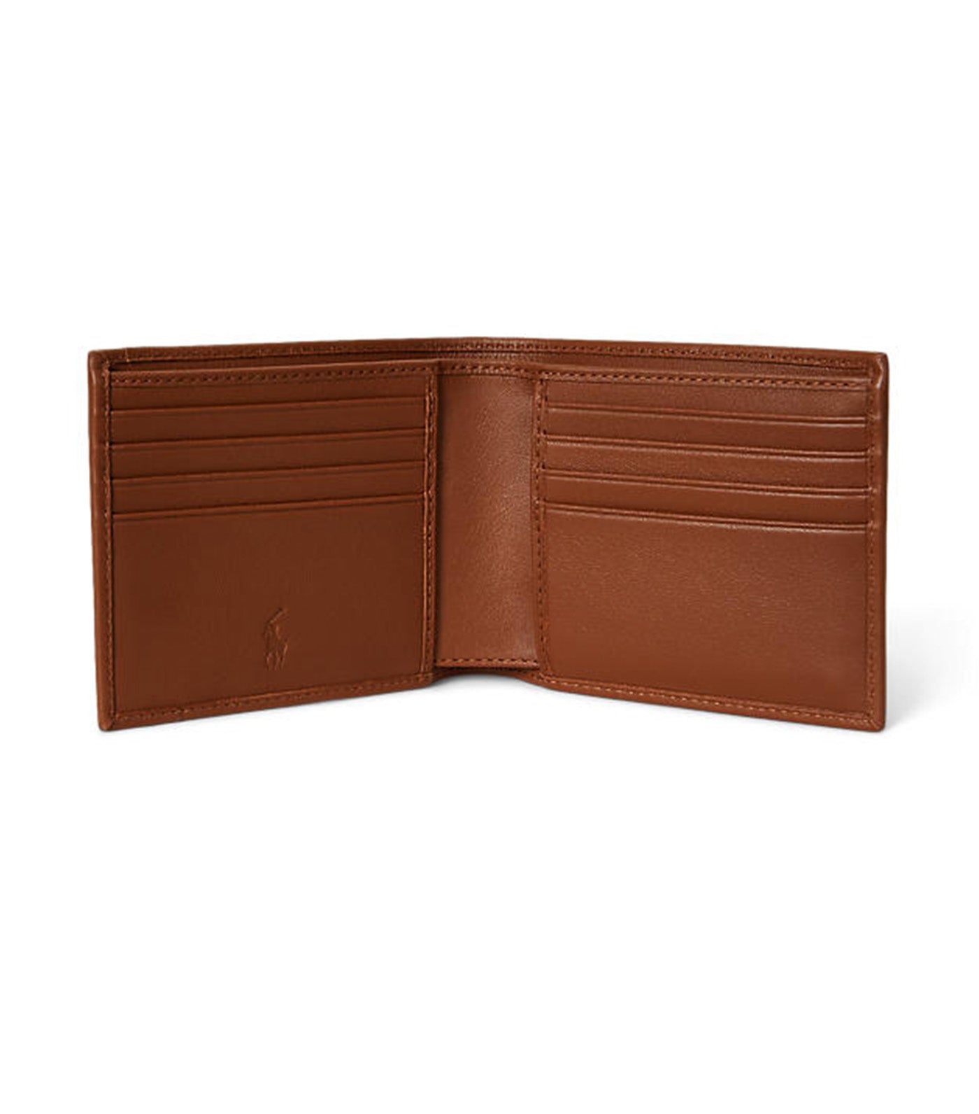 3-in-1 Smooth Leather Wallet Brown