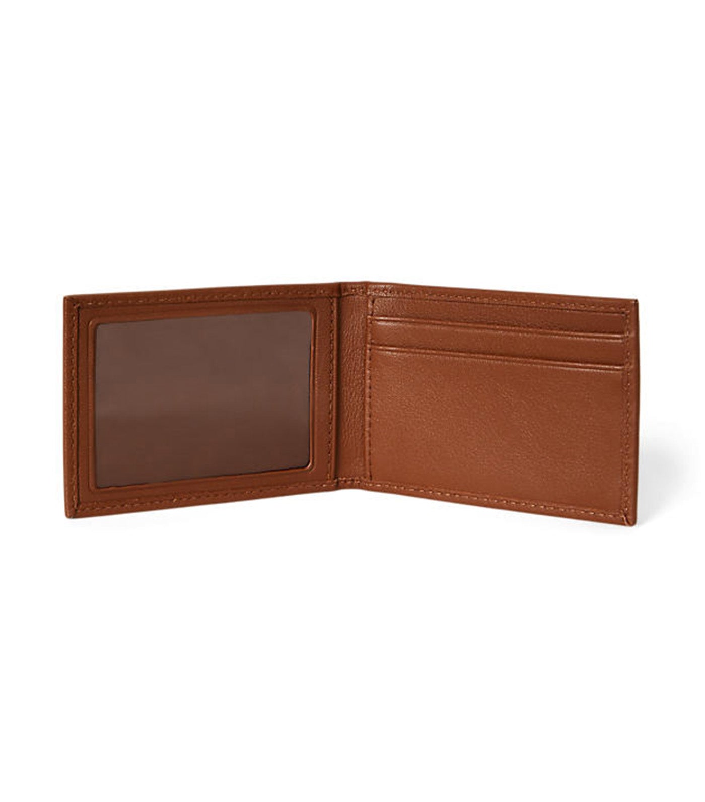 3-in-1 Smooth Leather Wallet Brown