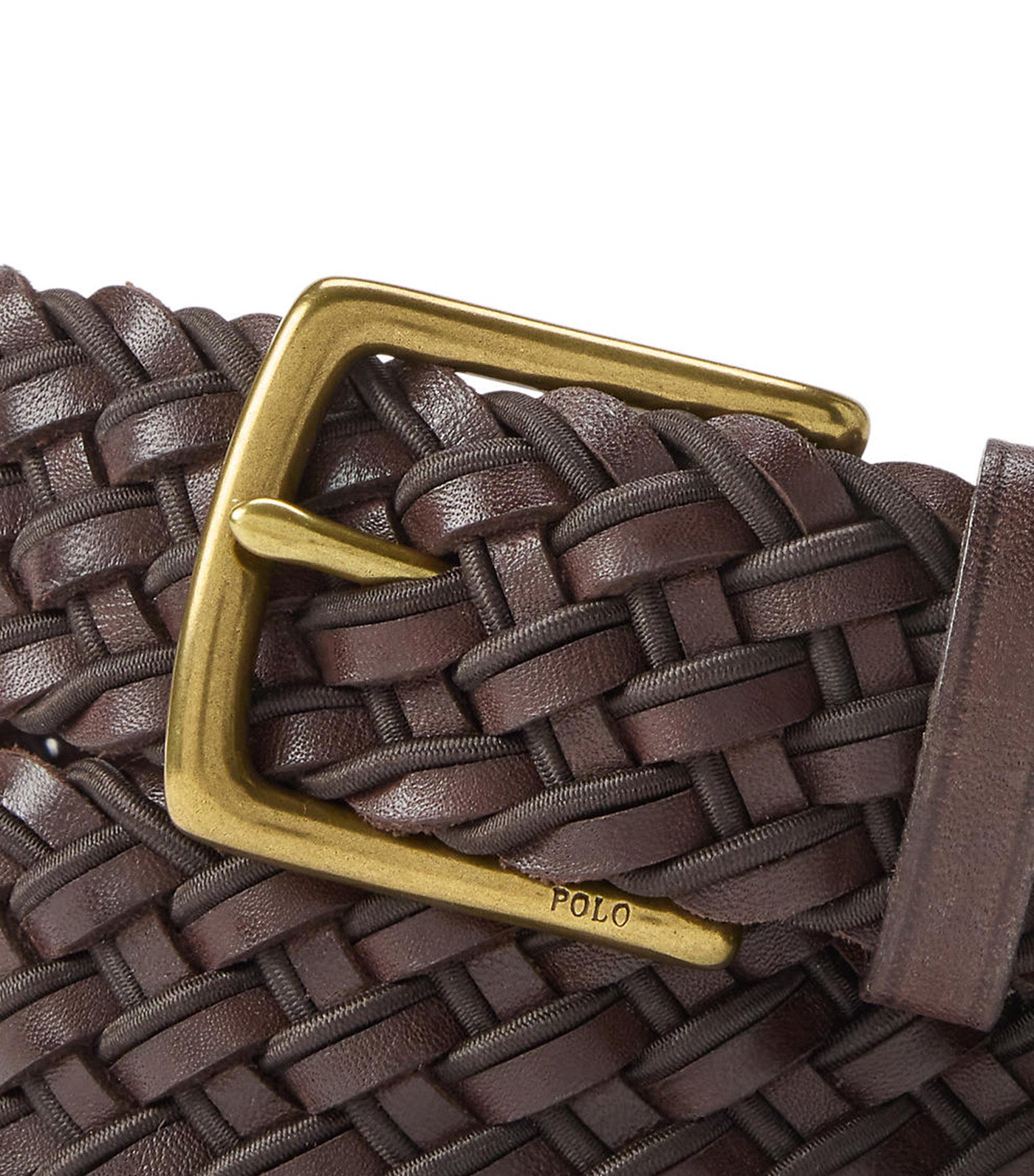 Men's Braided Belt Brown