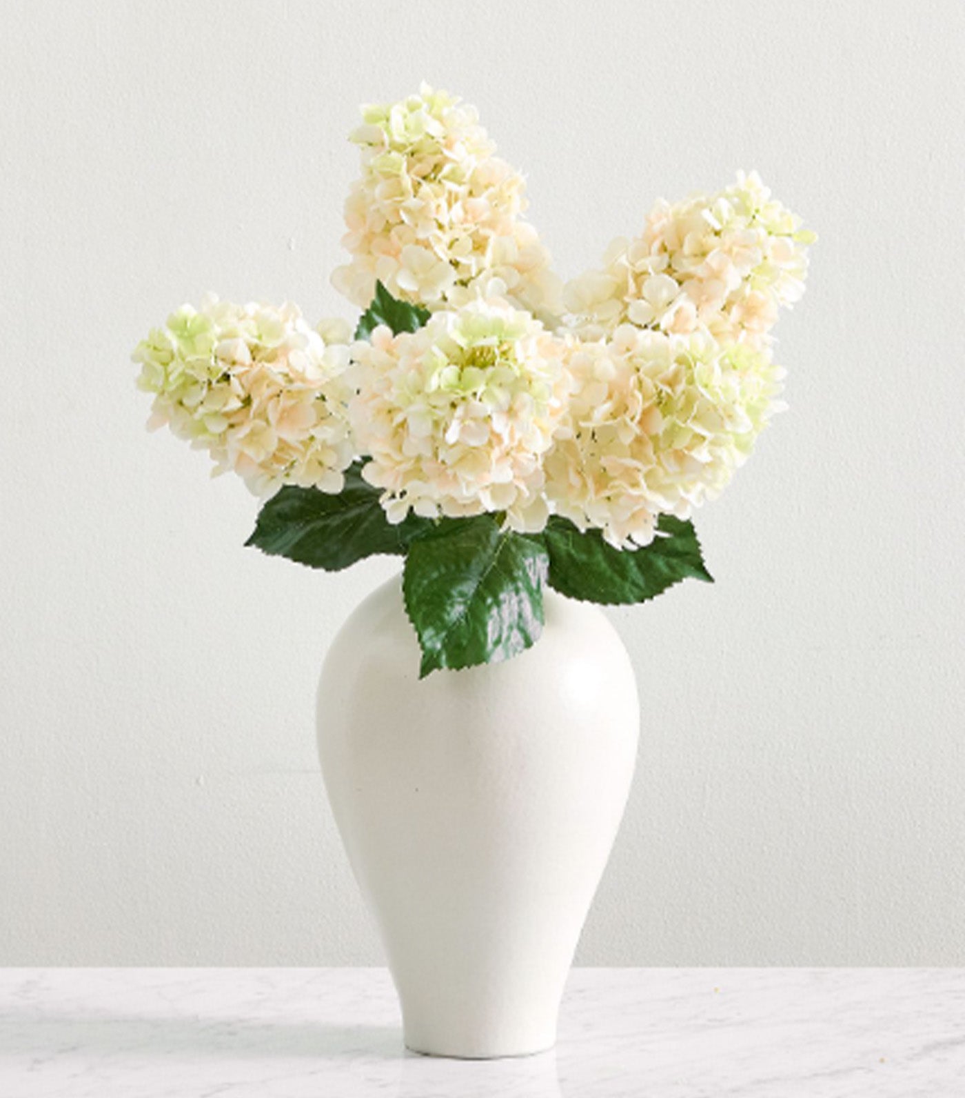 Faux Cream Cone Hydrangea Bundle