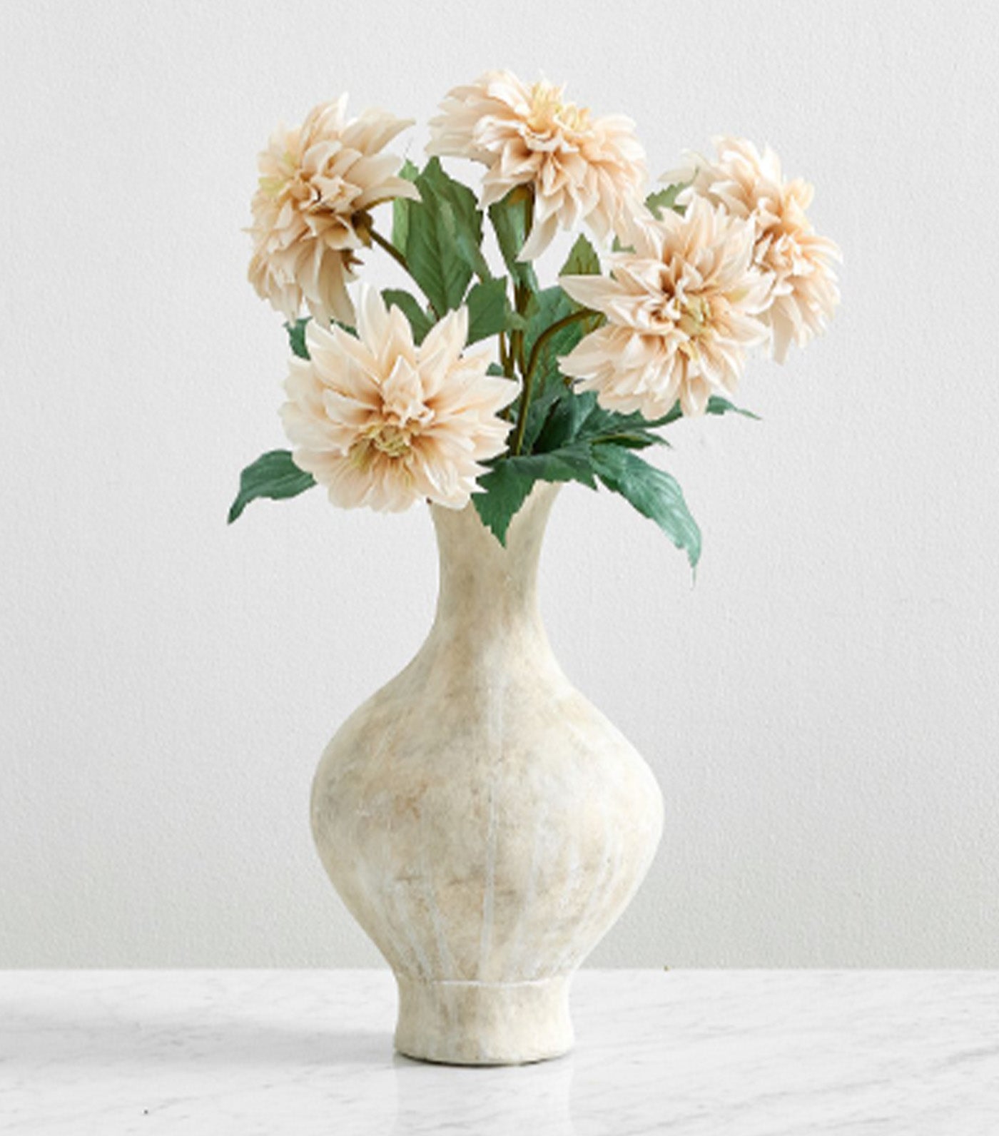 Faux Cream Dahlia Bundle