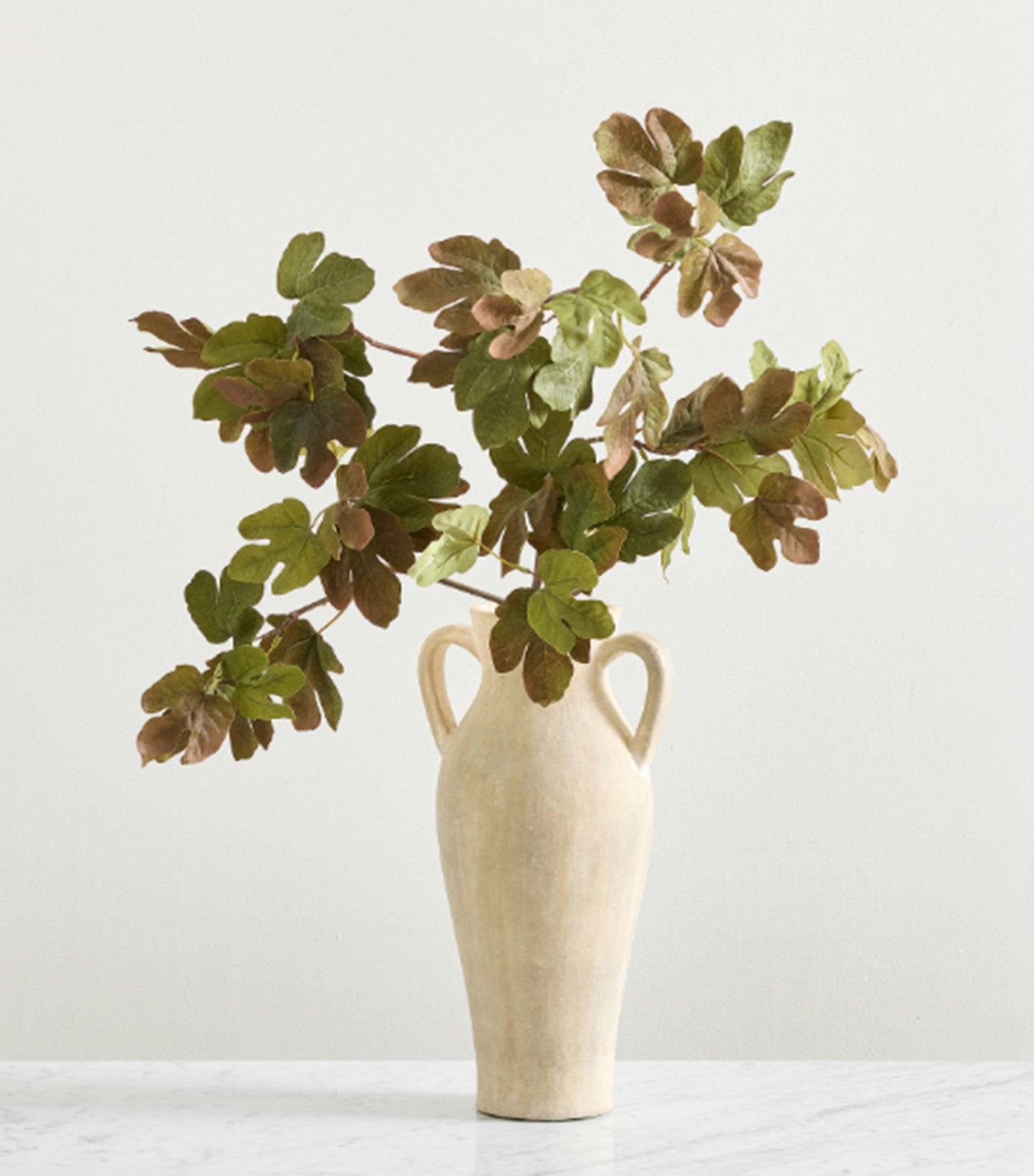 Faux Fig Leaf Branch