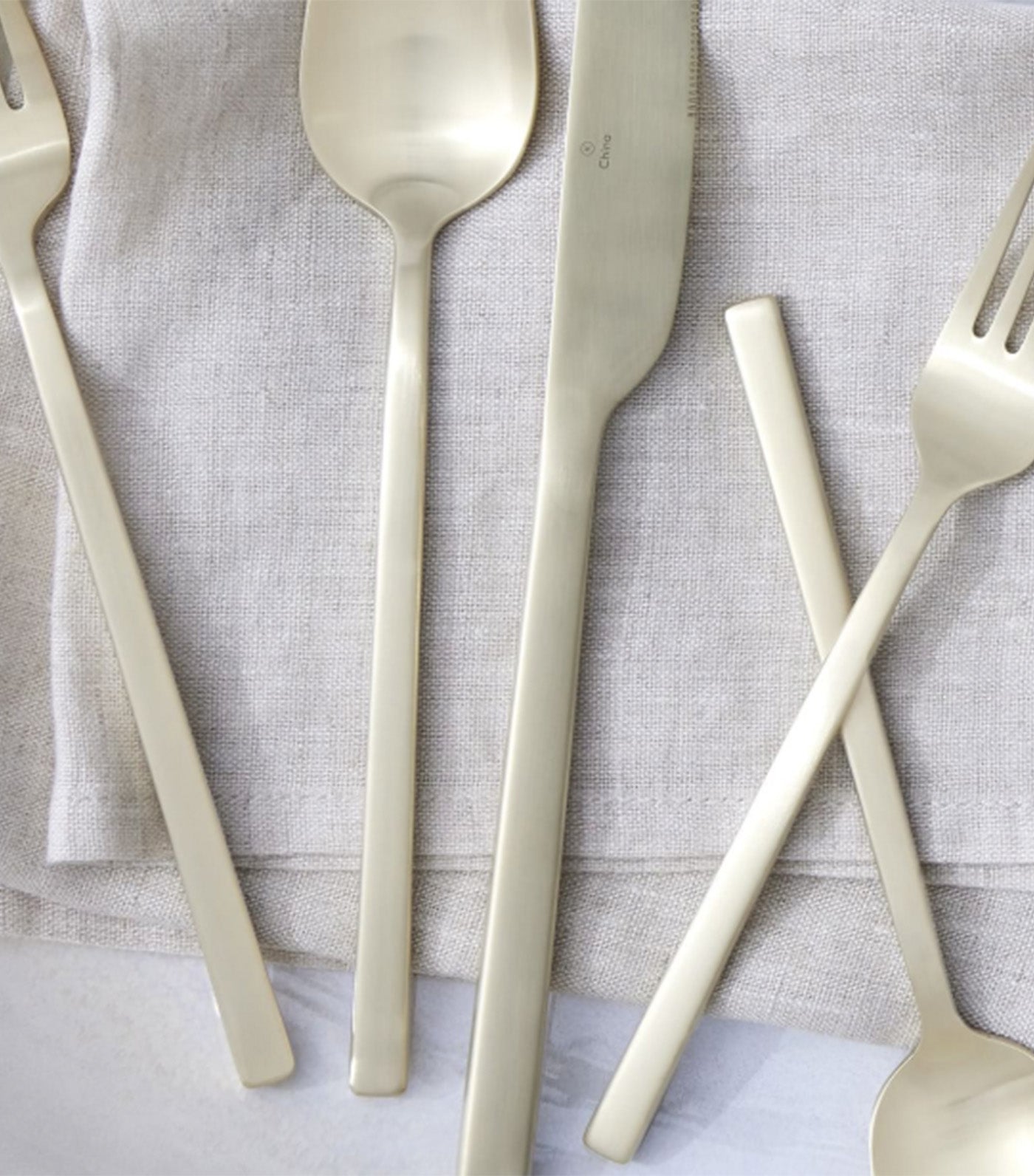 Briggs Flatware Set Champagne Satin