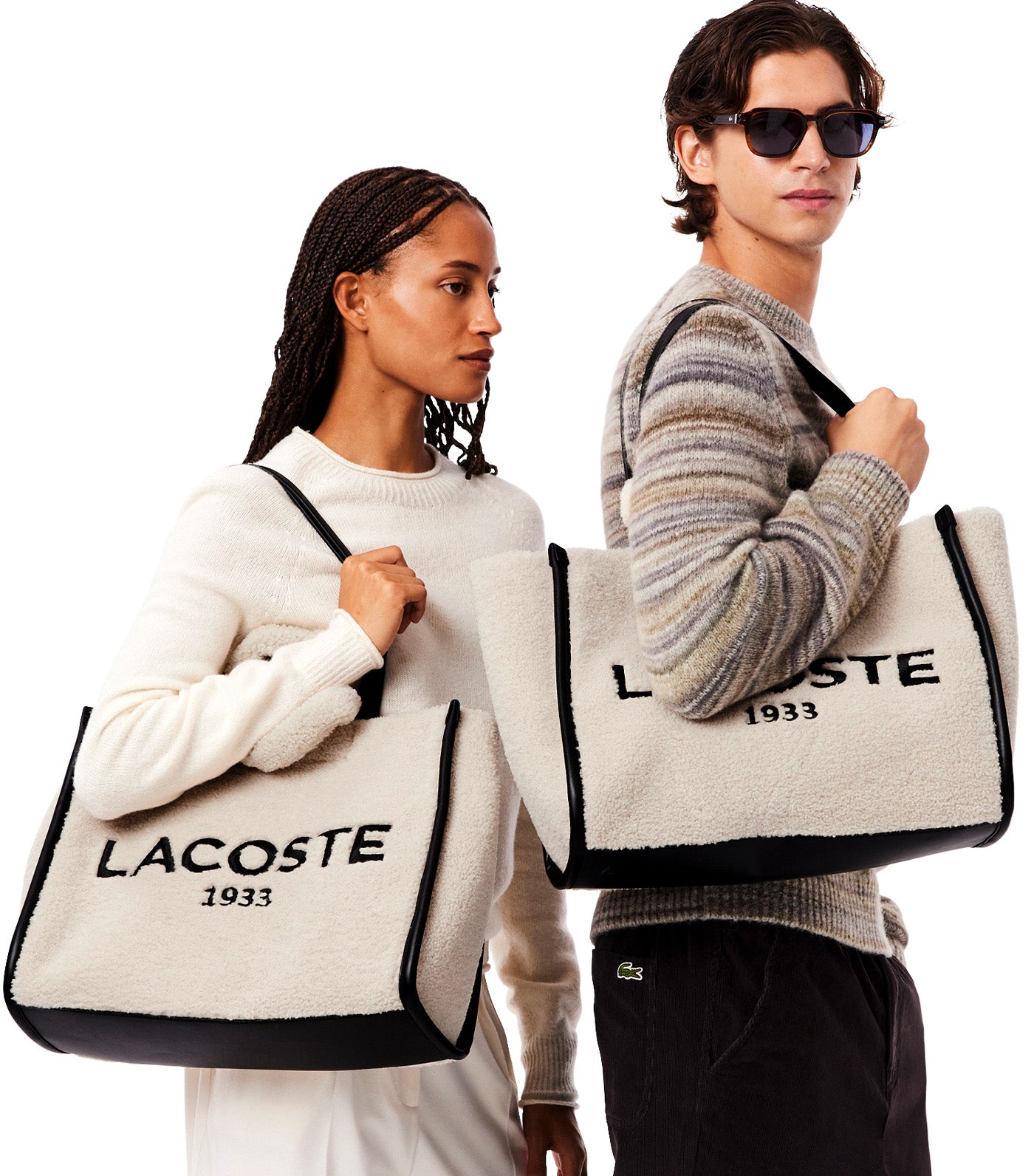 Lars Heritage Tote Natural Black