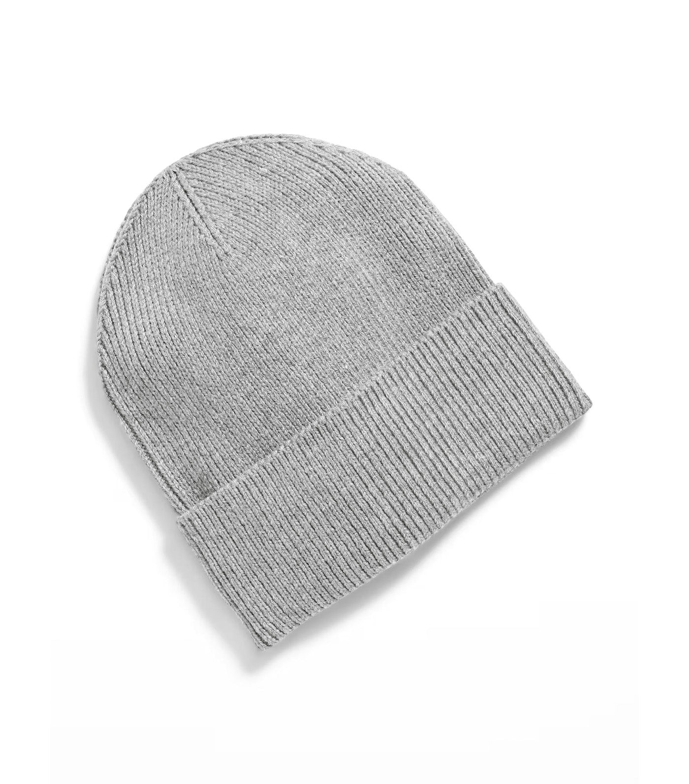 Old Navy Wide-Cuff Ribbed Beanie for Men Dark Heather Gray