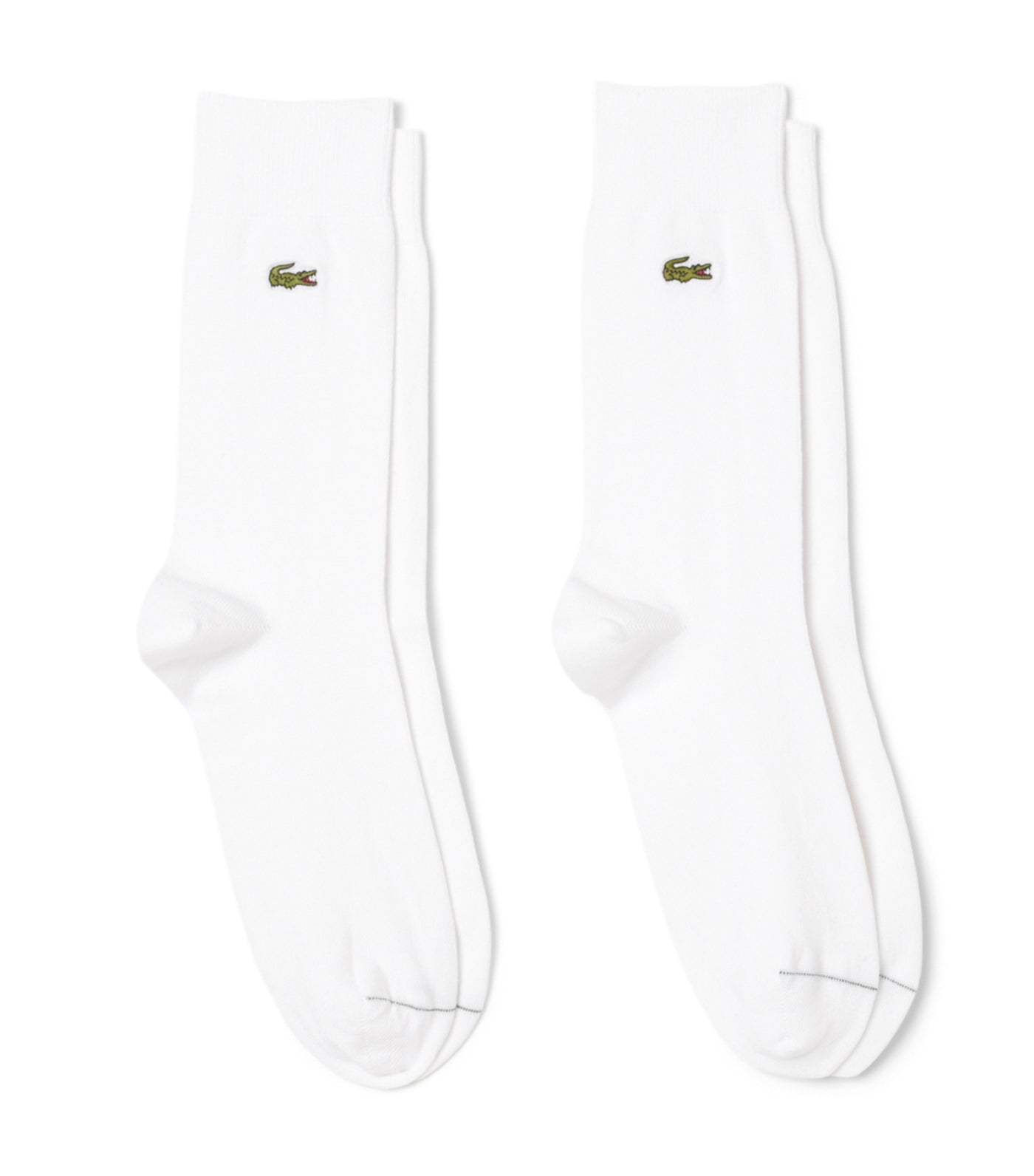 2 Pack Long Socks White