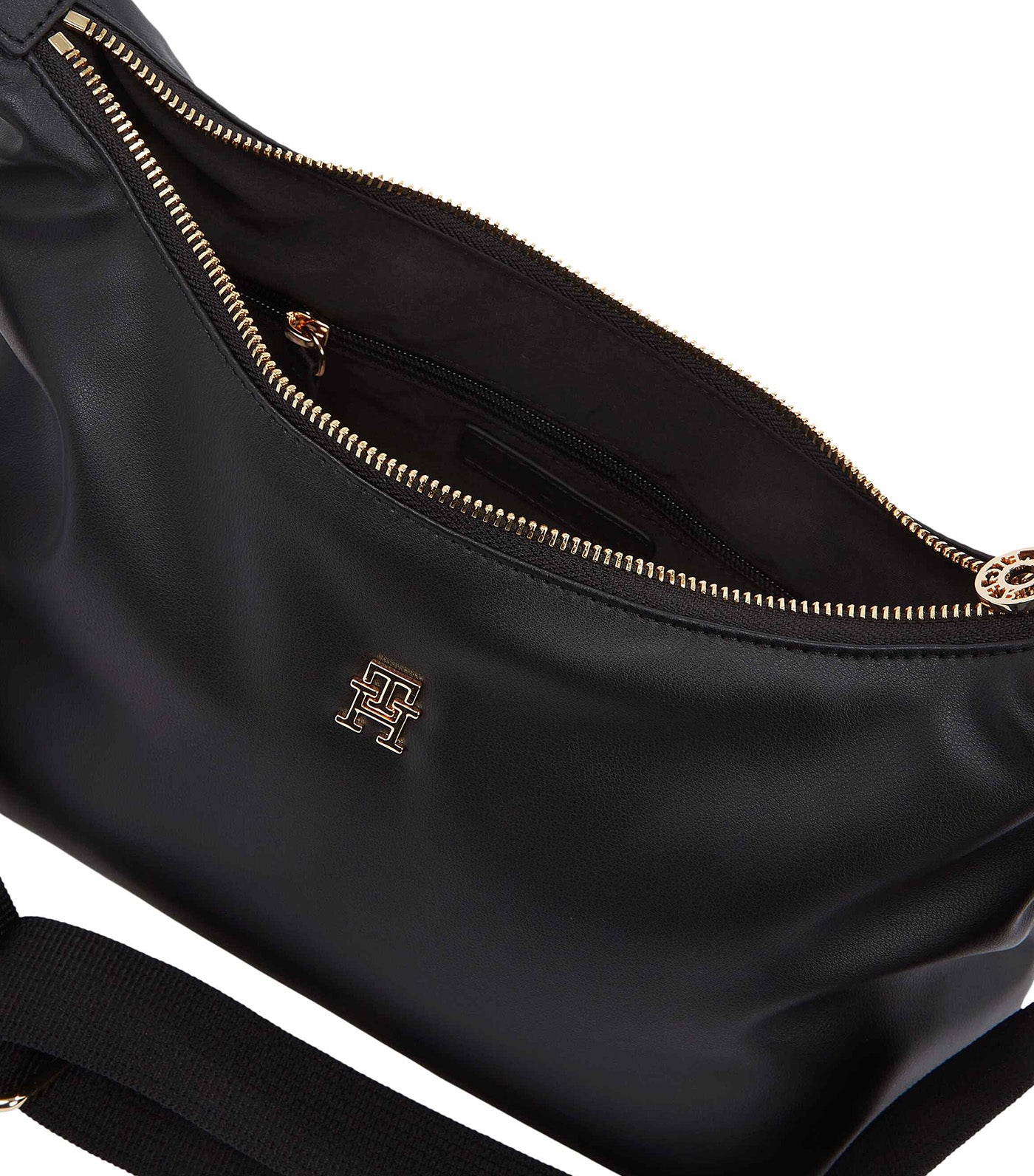 Women's Popette Soft Shoulder Bag Black