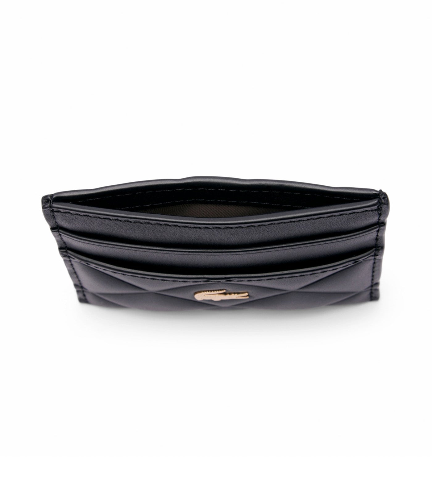 Crocodelle Leather Cardholder Noir