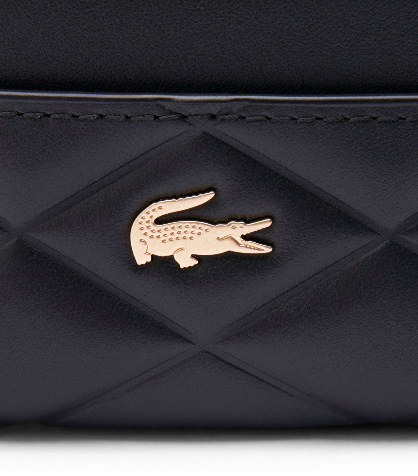 Crocodelle Leather Cardholder Noir