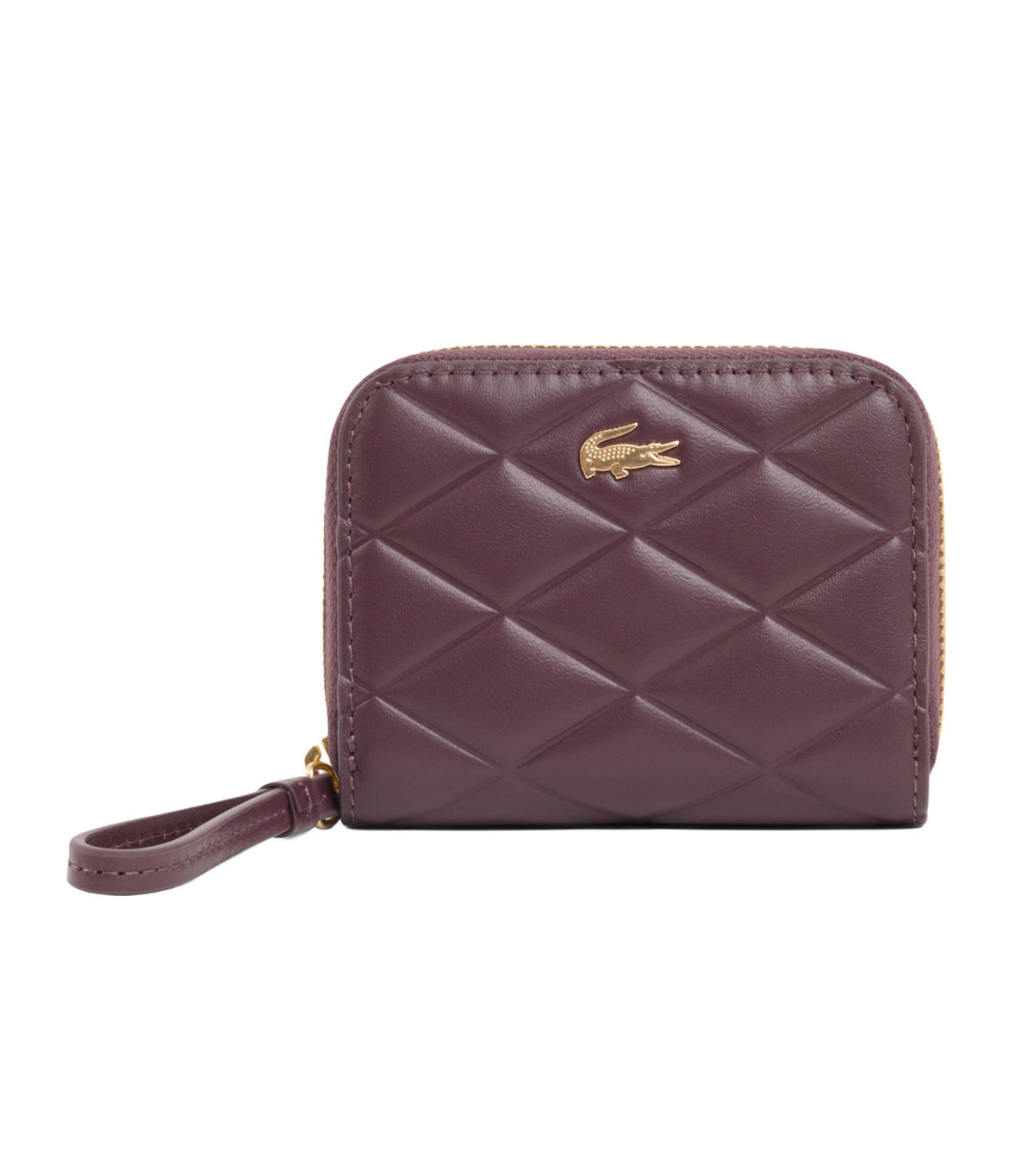 Small Crocodelle Leather Coin Purse Oxalis