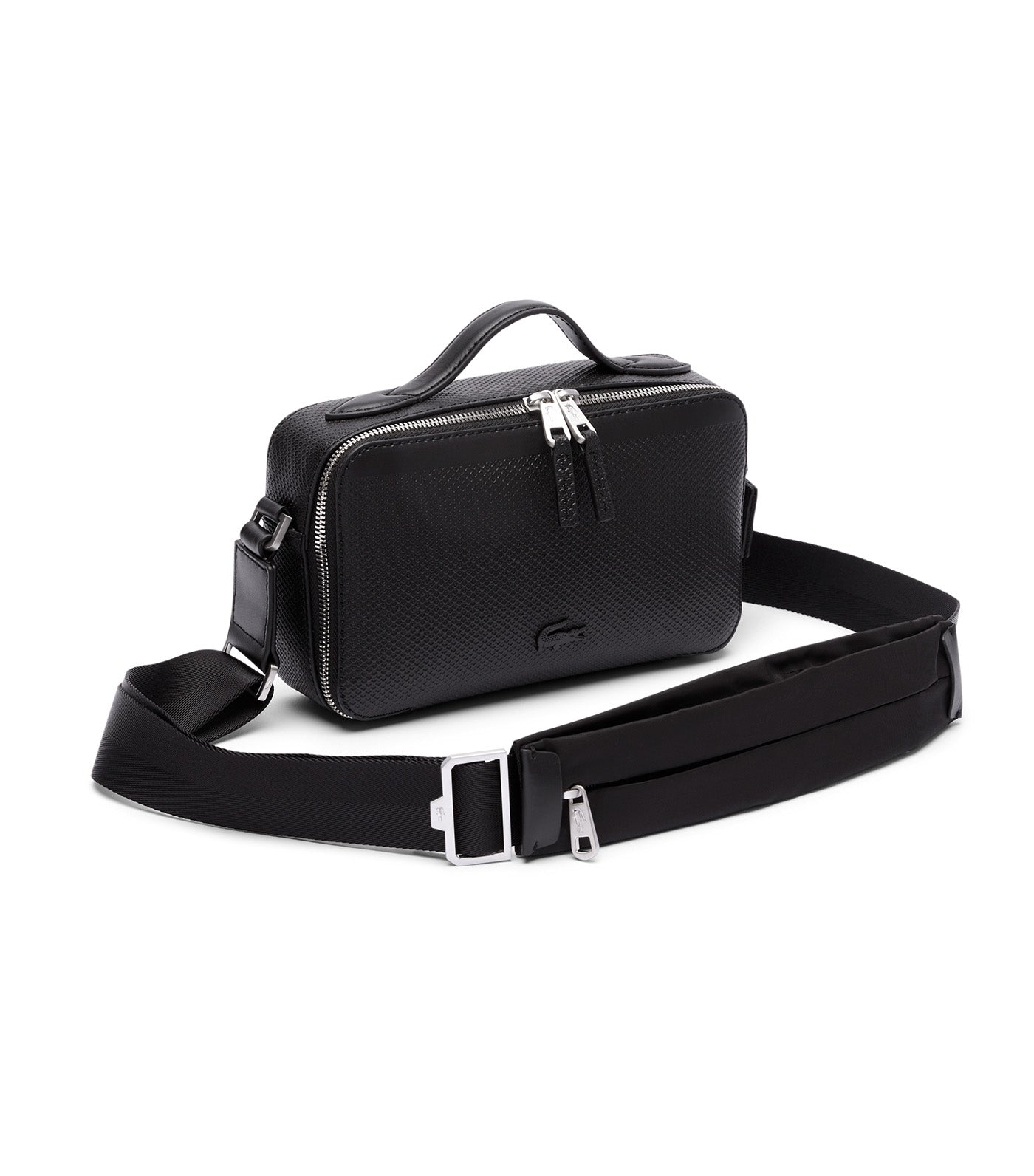 Small Chantaco Leather Reporter Bag Noir
