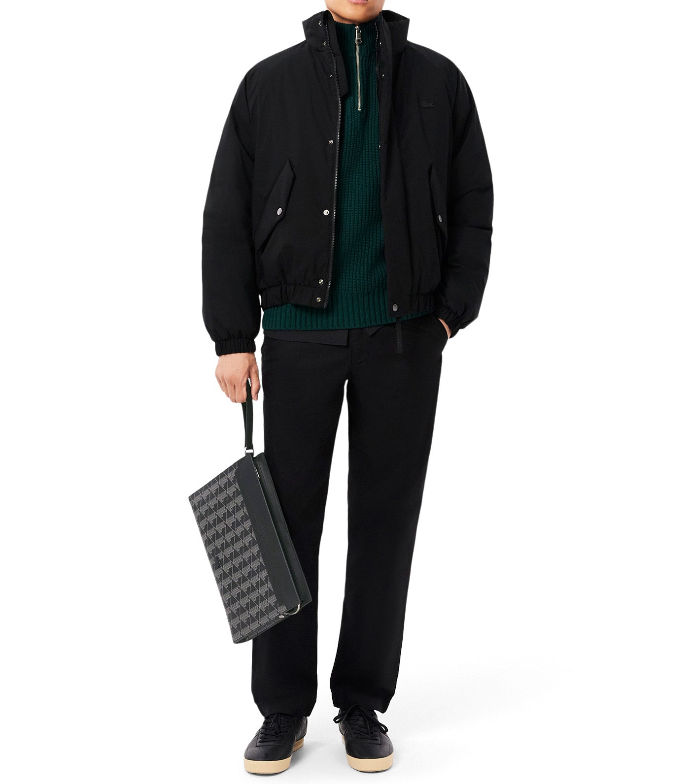 The Blend Laptop Pouch Monogram Noir Gris