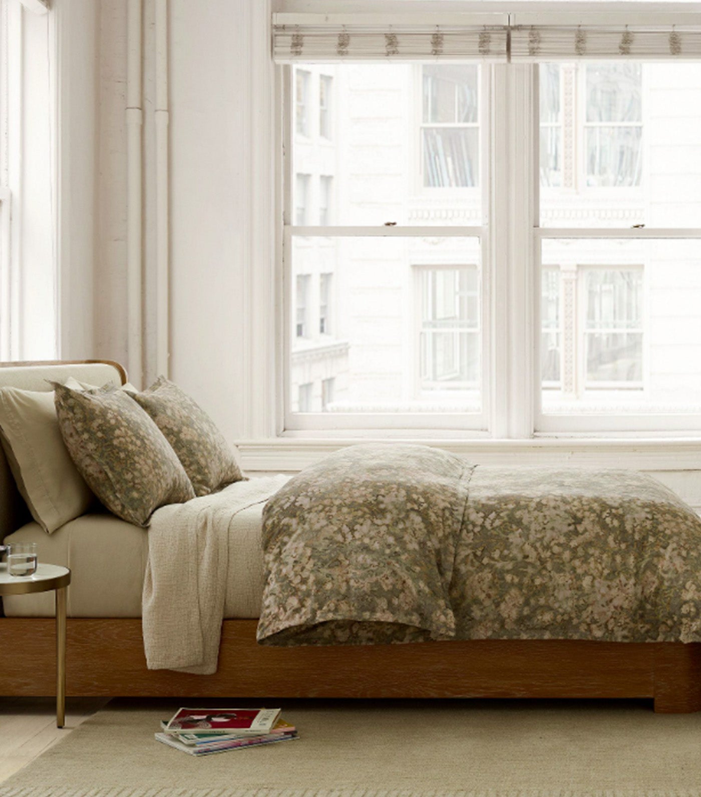 Abstract Hydrangea Duvet Cover & Shams