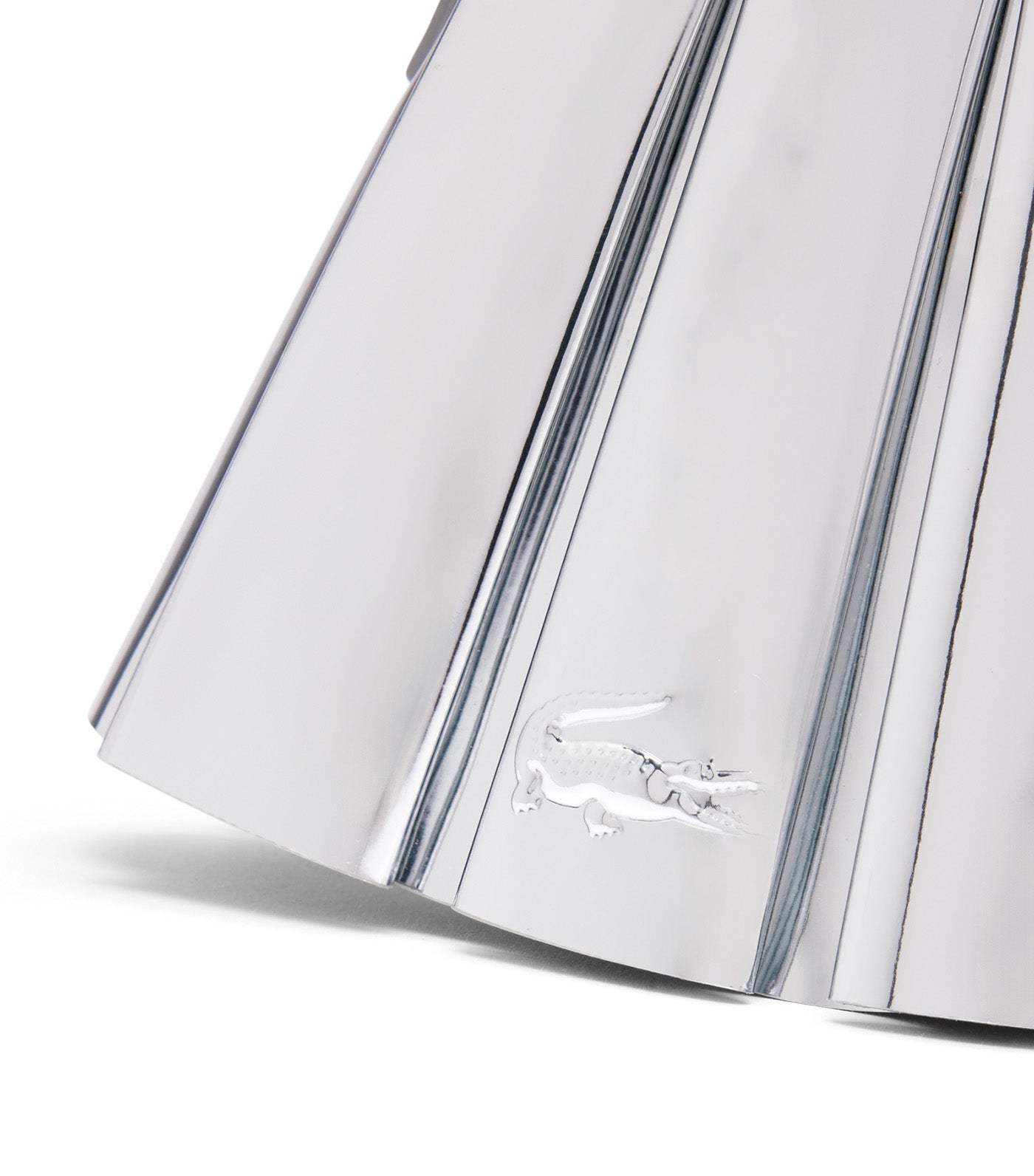 Runway Mirror Leather XXS Lenglen Purse Silver Mirror