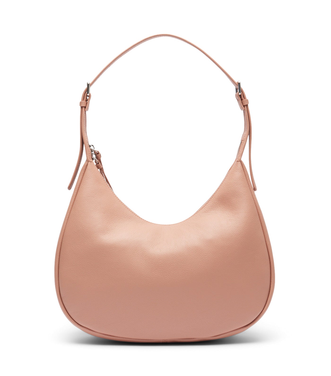 City Court Grain Leather Hobo Bag