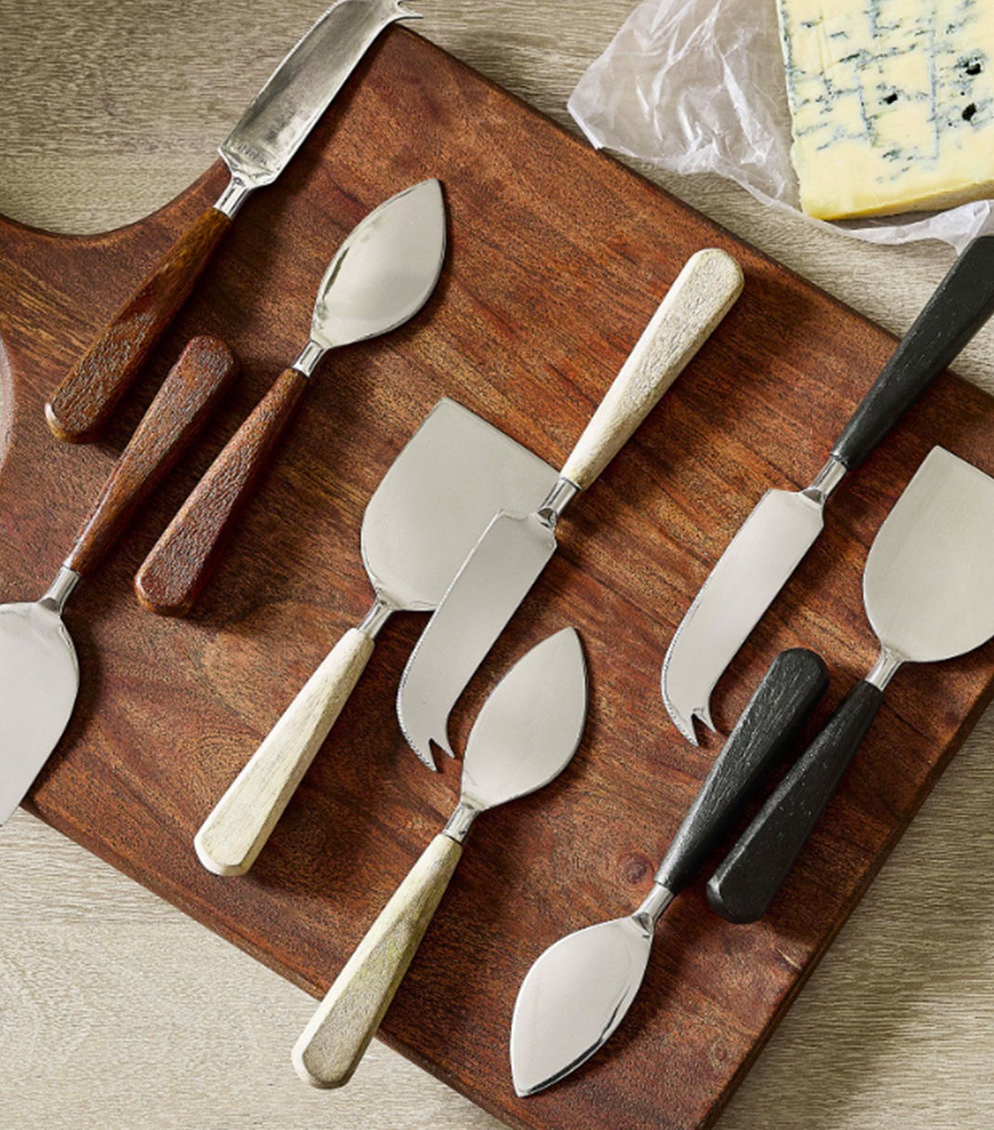 Chateau Wood Cheese Knives Black - Set of 3