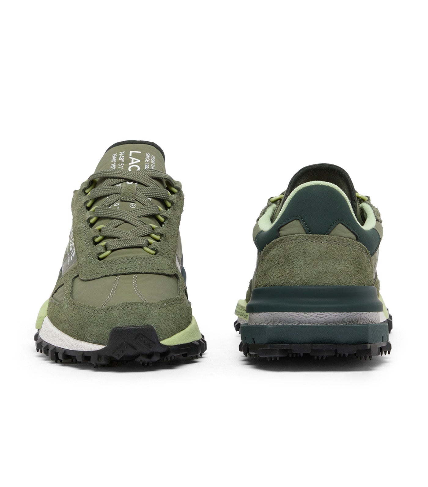 Lacoste Men's Elite Active Sneakers Khaki/White