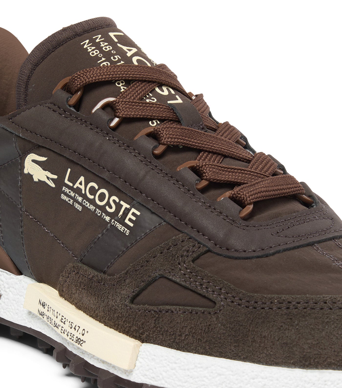 Lacoste Men's Elite Active Sneakers Dark Brown/Dark Brown