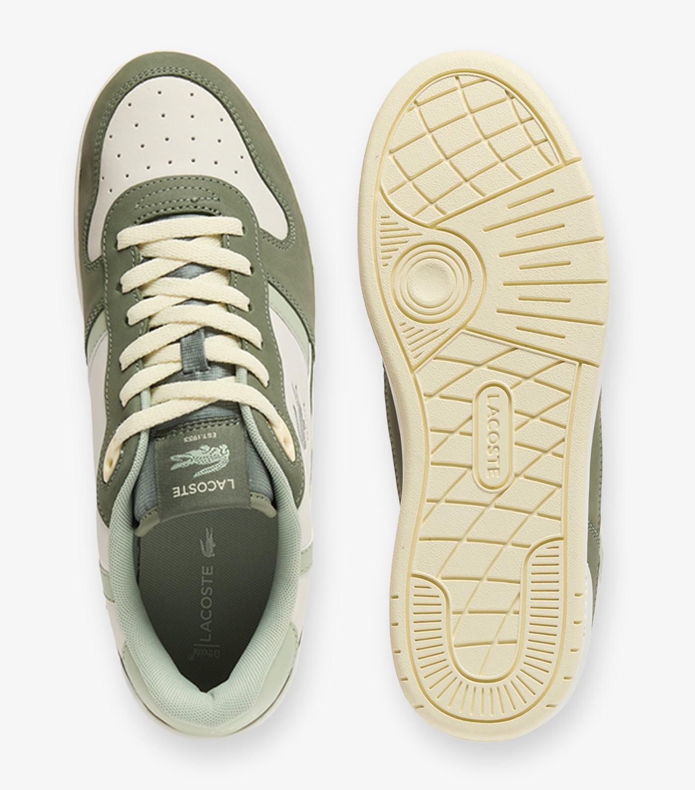 Men's T-Clip Set Leather Trainers