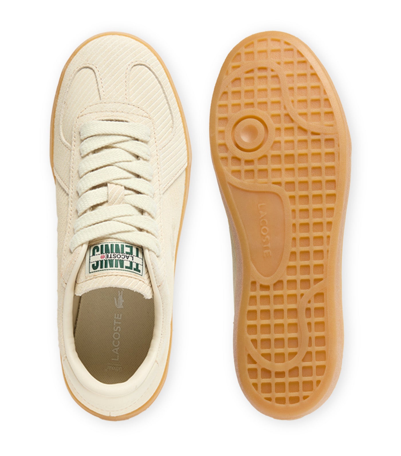 Women's Baseshot Pro Suede Sneakers Off White/Gum