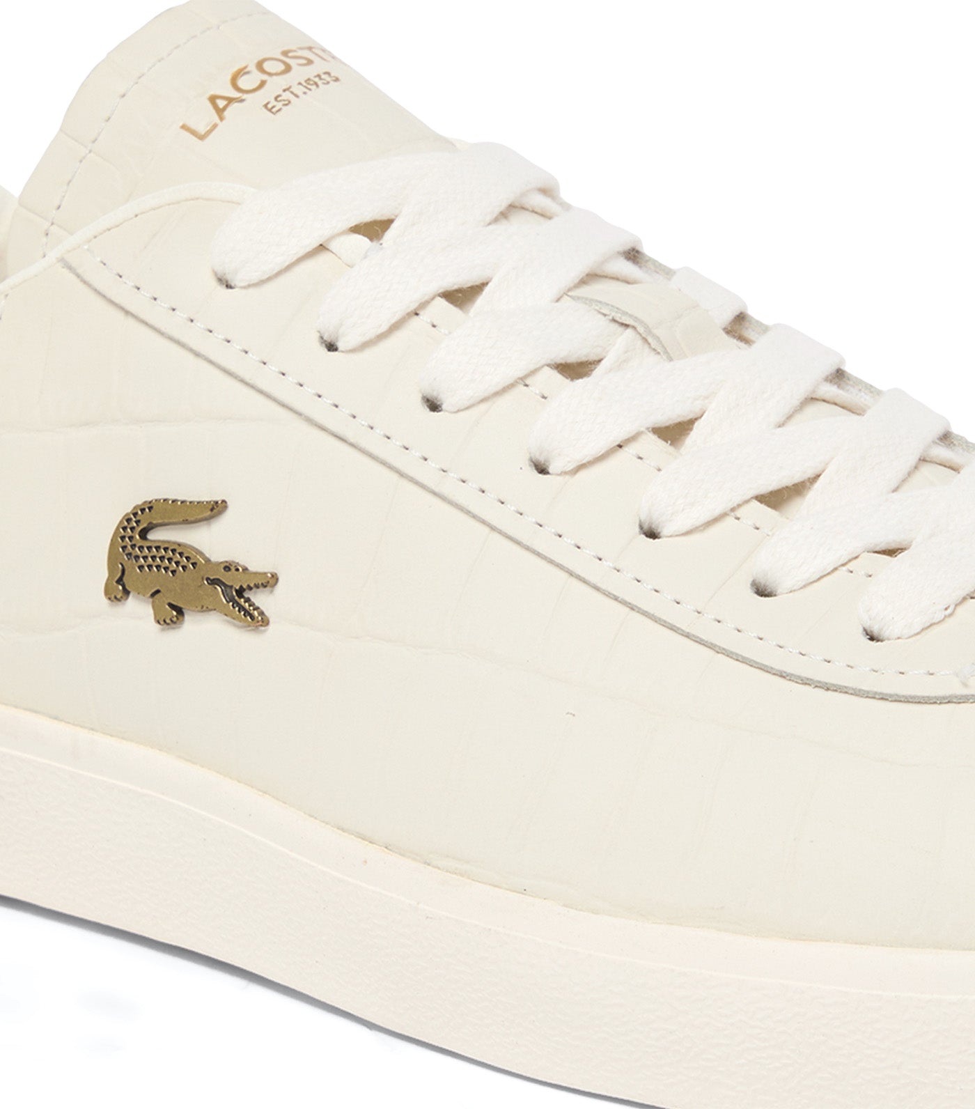 Men's Baseshot Leather Sneakers Off White/Off White