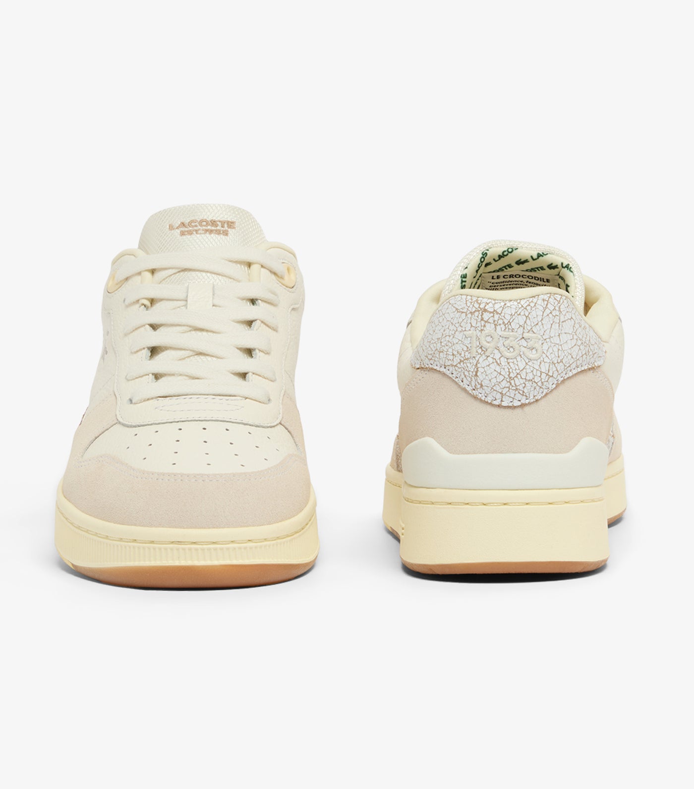 Men's T-Clip Set Leather Trainers