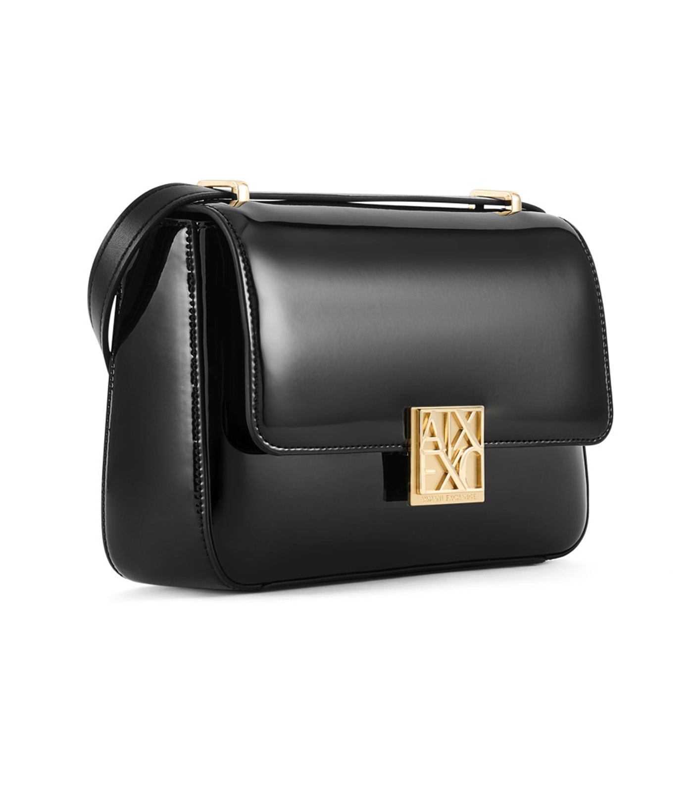 Small Shoulder Bag Logo Black