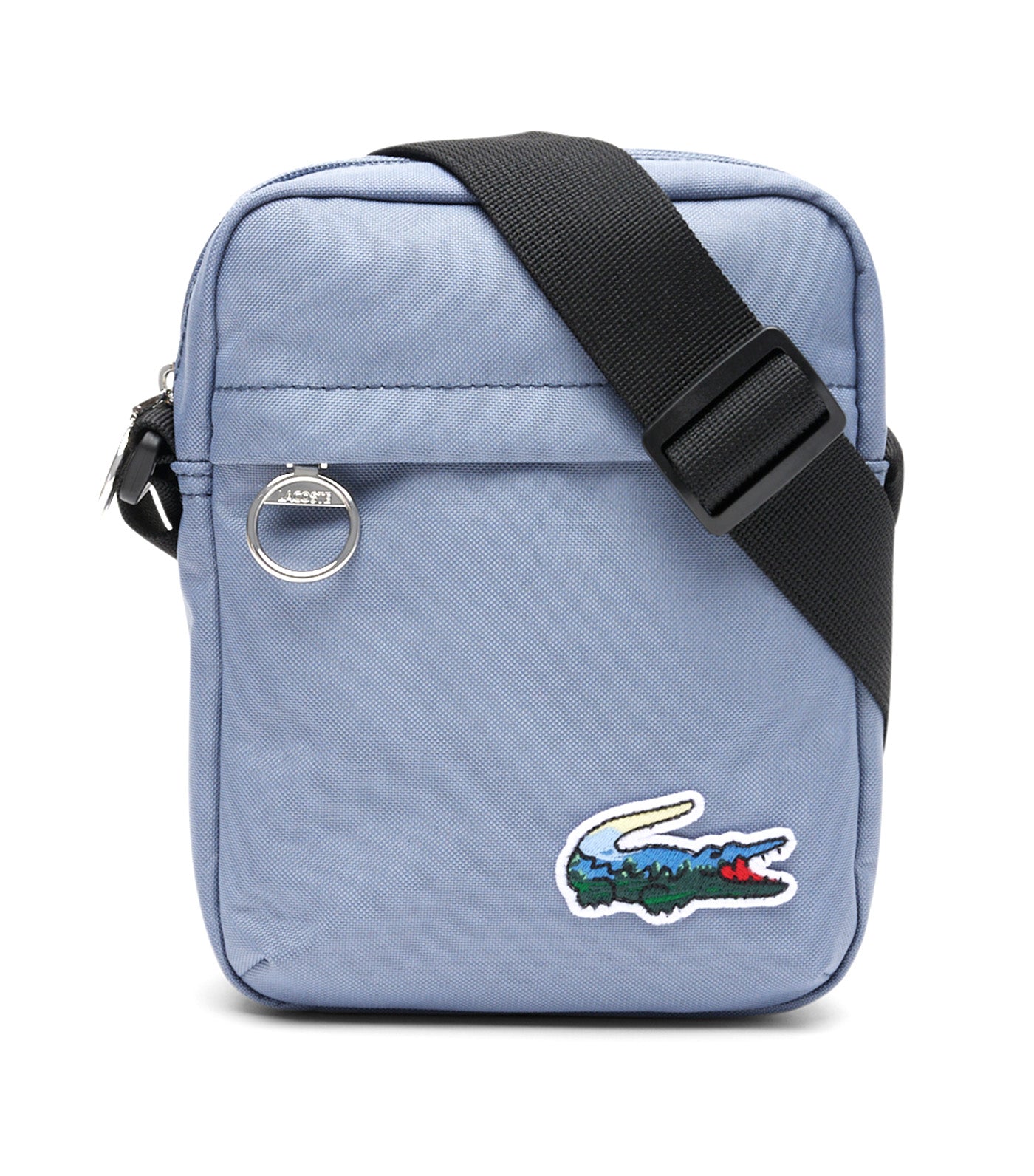 Lacoste Landscape Crocodile Satchel Mountain Croc Flint Stone