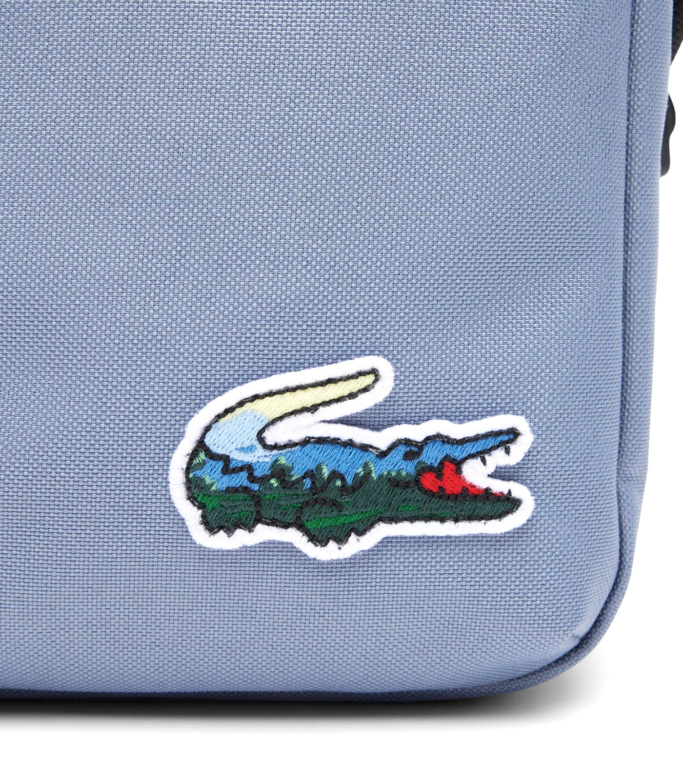 Lacoste Landscape Crocodile Satchel Mountain Croc Flint Stone